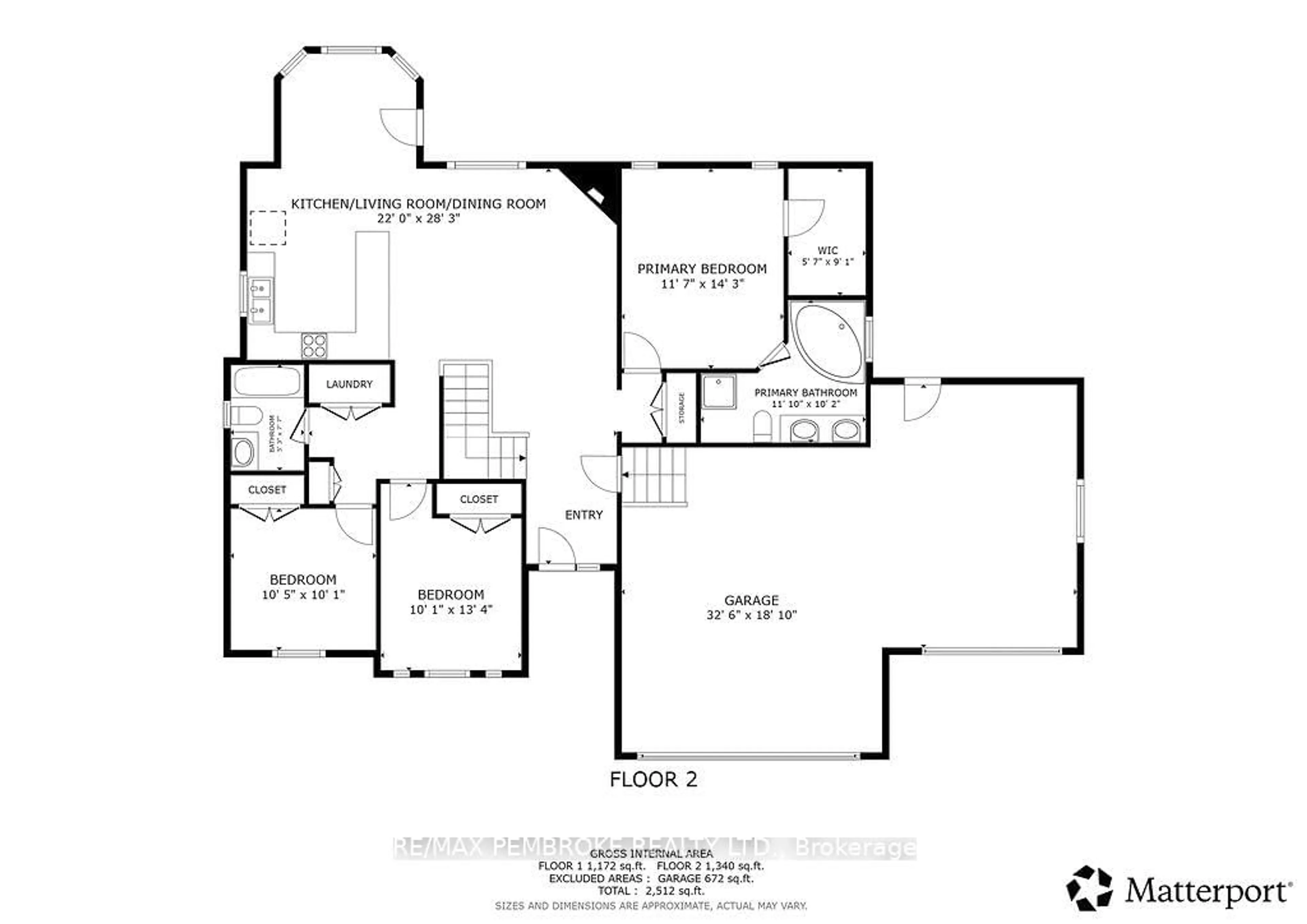Floor plan for 19 Nick St, Petawawa Ontario K8H 0C2