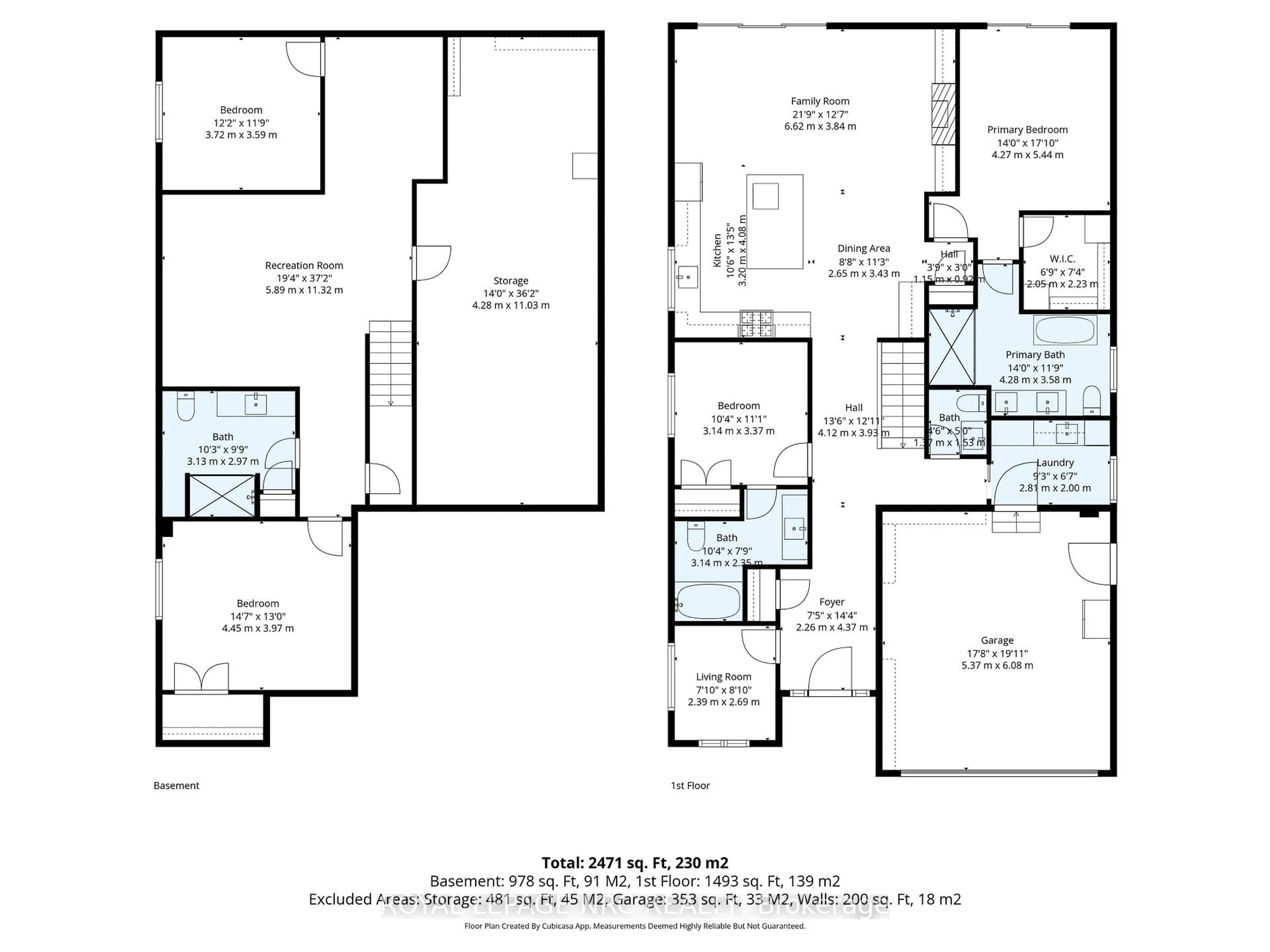 Floor plan for 16 Swan Ave Ave, Pelham Ontario L3B 5N5