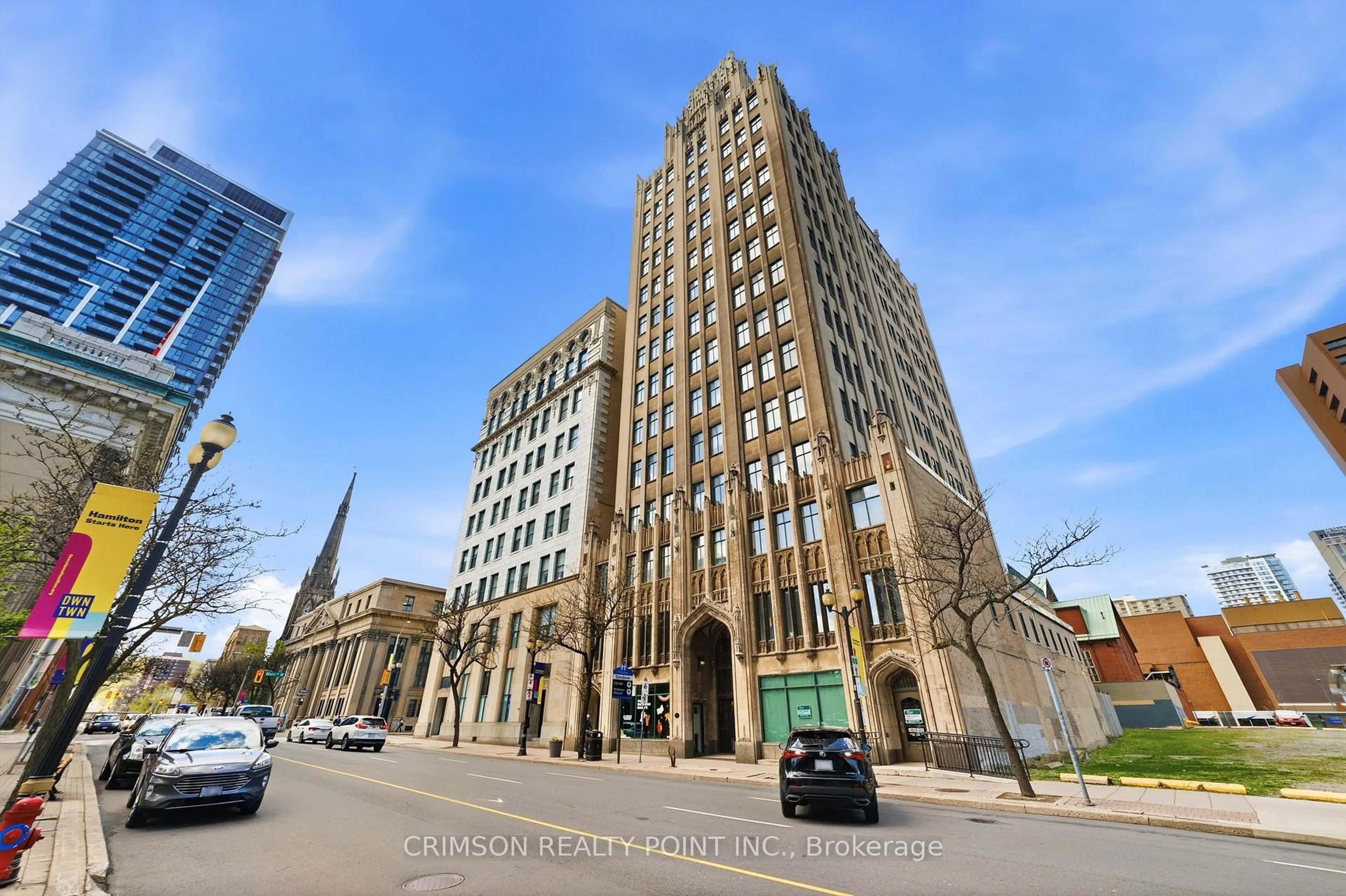 Indoor foyer for 36 James St #507, Hamilton Ontario L8P 4W4