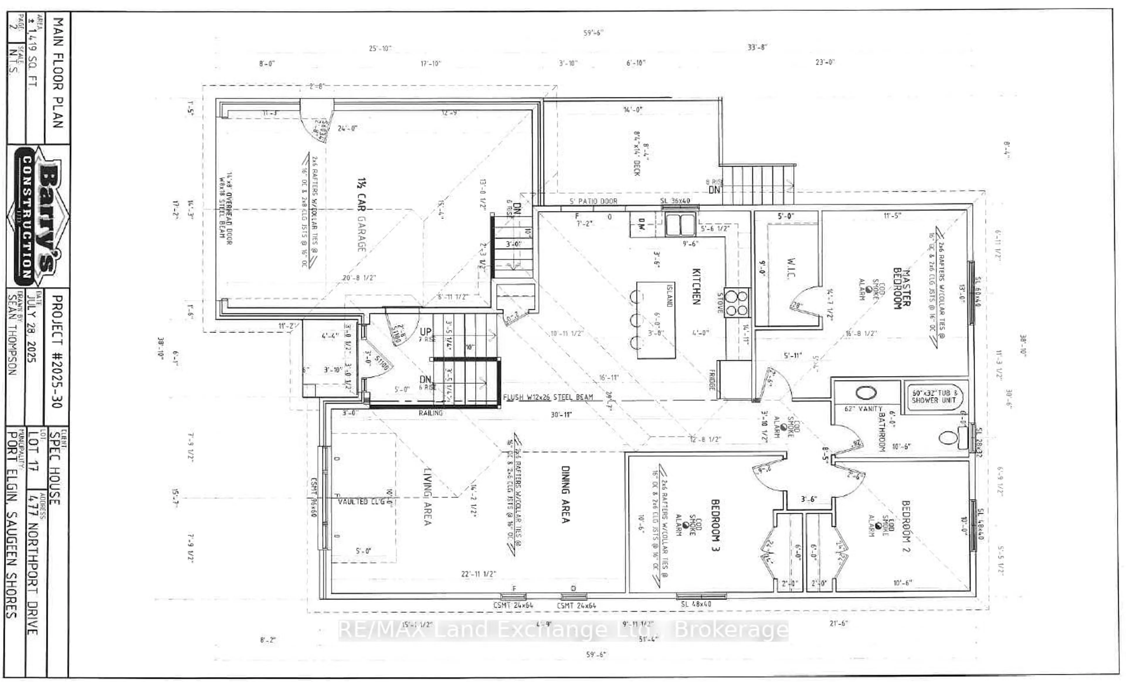 Floor plan for 477 Northport Dr, Saugeen Shores Ontario N0H 2C8
