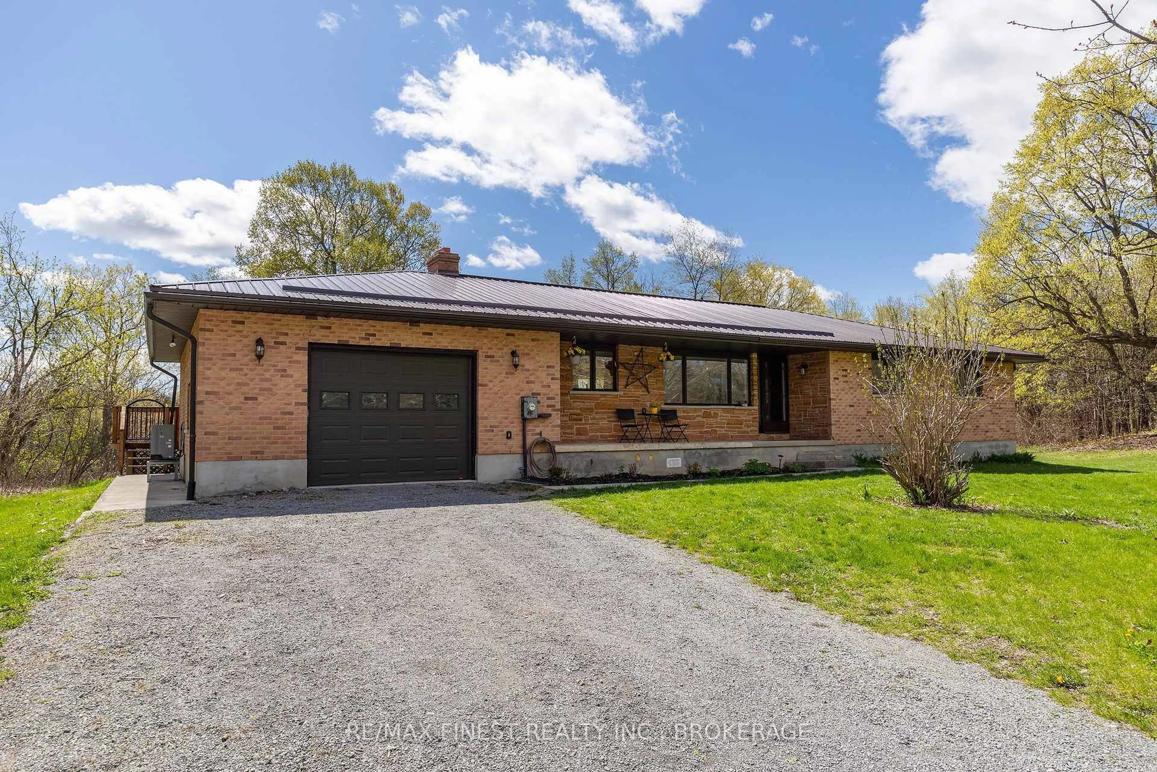 Home with brick exterior material, street for 4834 Battersea Rd, Battersea Ontario K0H 1H0