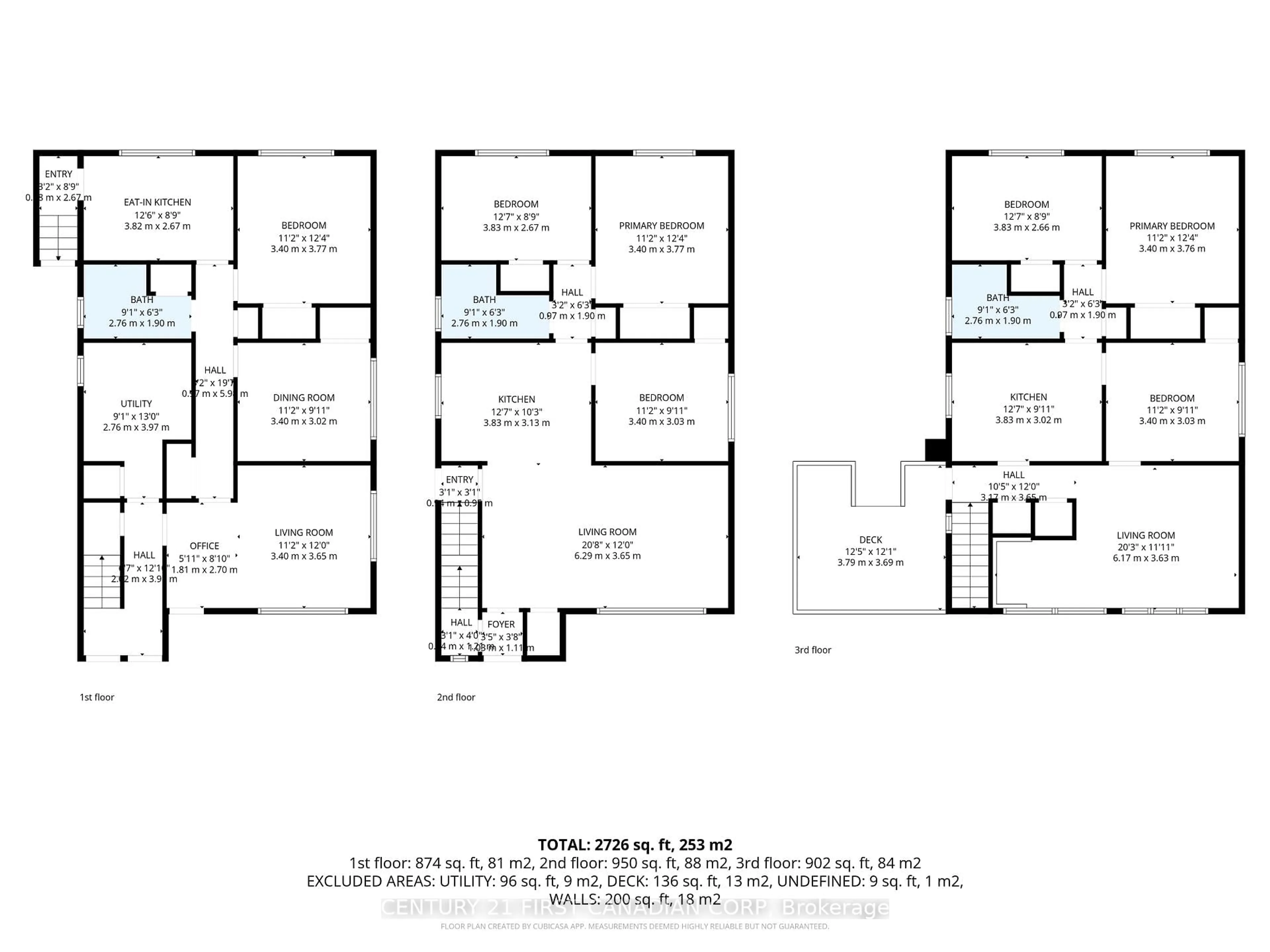 Floor plan for 197 Barker St, London East Ontario N5Y 1Y2
