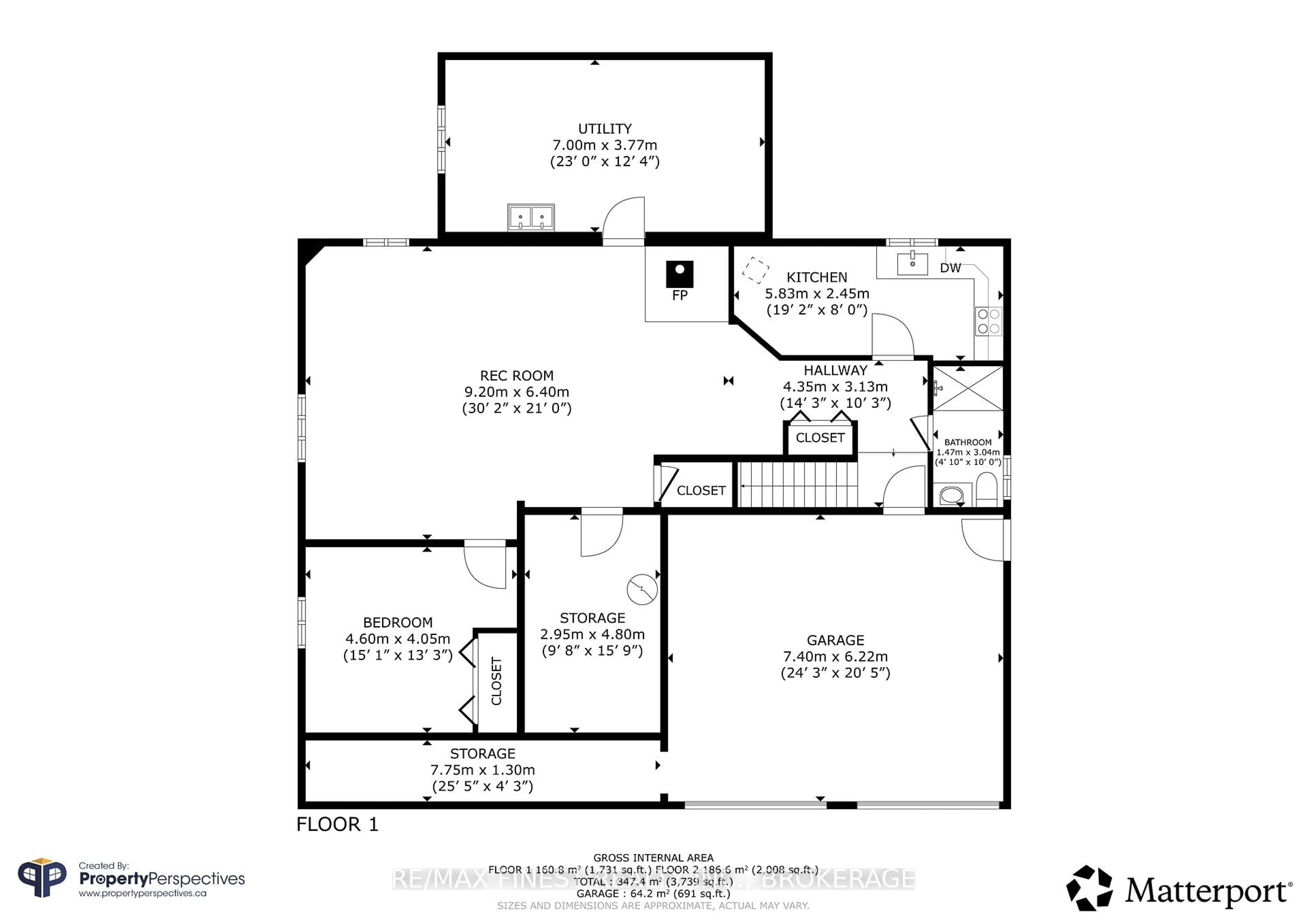Floor plan for 895 Nottinghill Ave, Kingston Ontario K7P 2B4