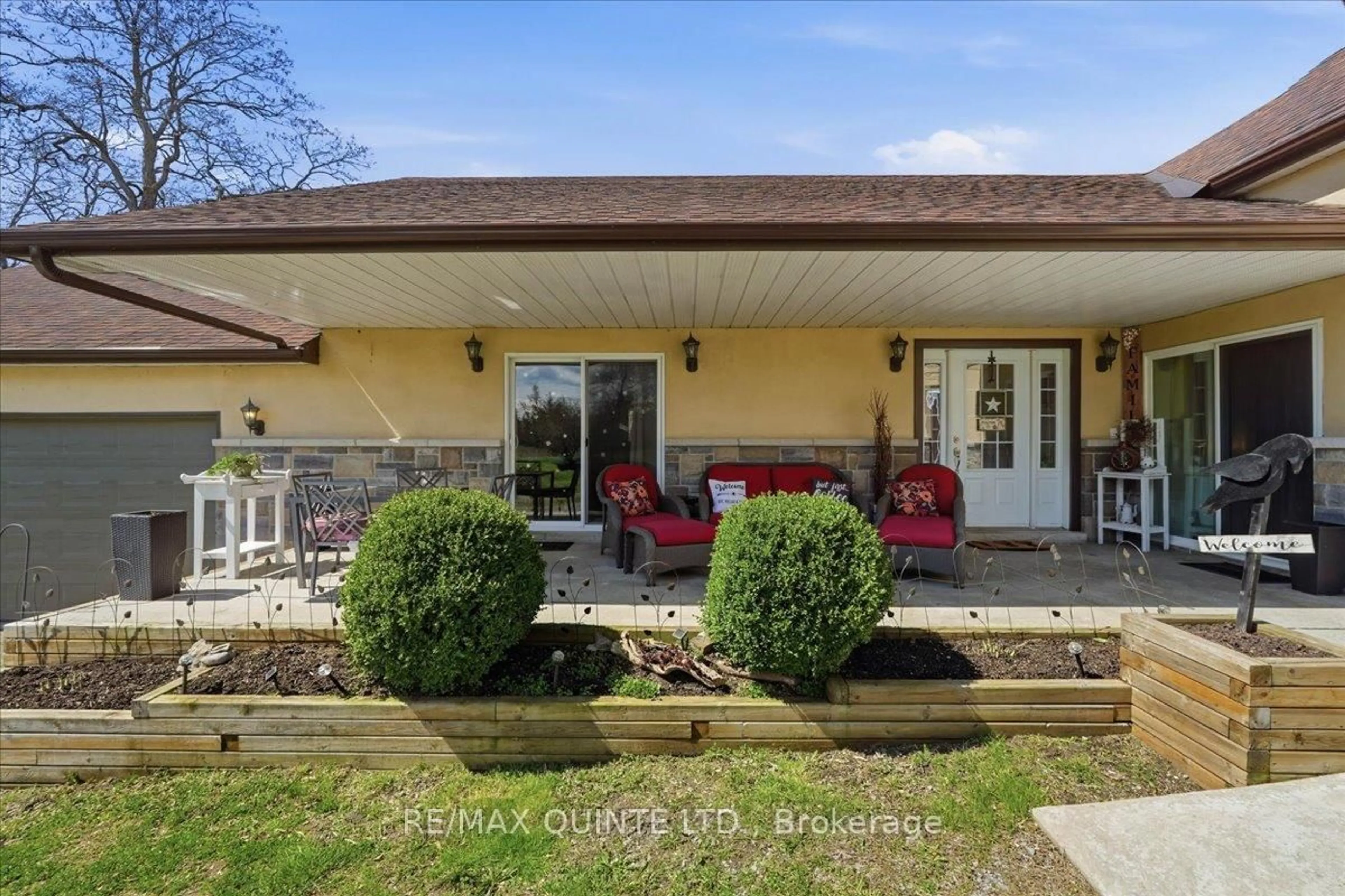 A pic from outside/outdoor area/front of a property/back of a property/a pic from drone, street for 1686 County Road 13, Prince Edward County Ontario K0K 2P0