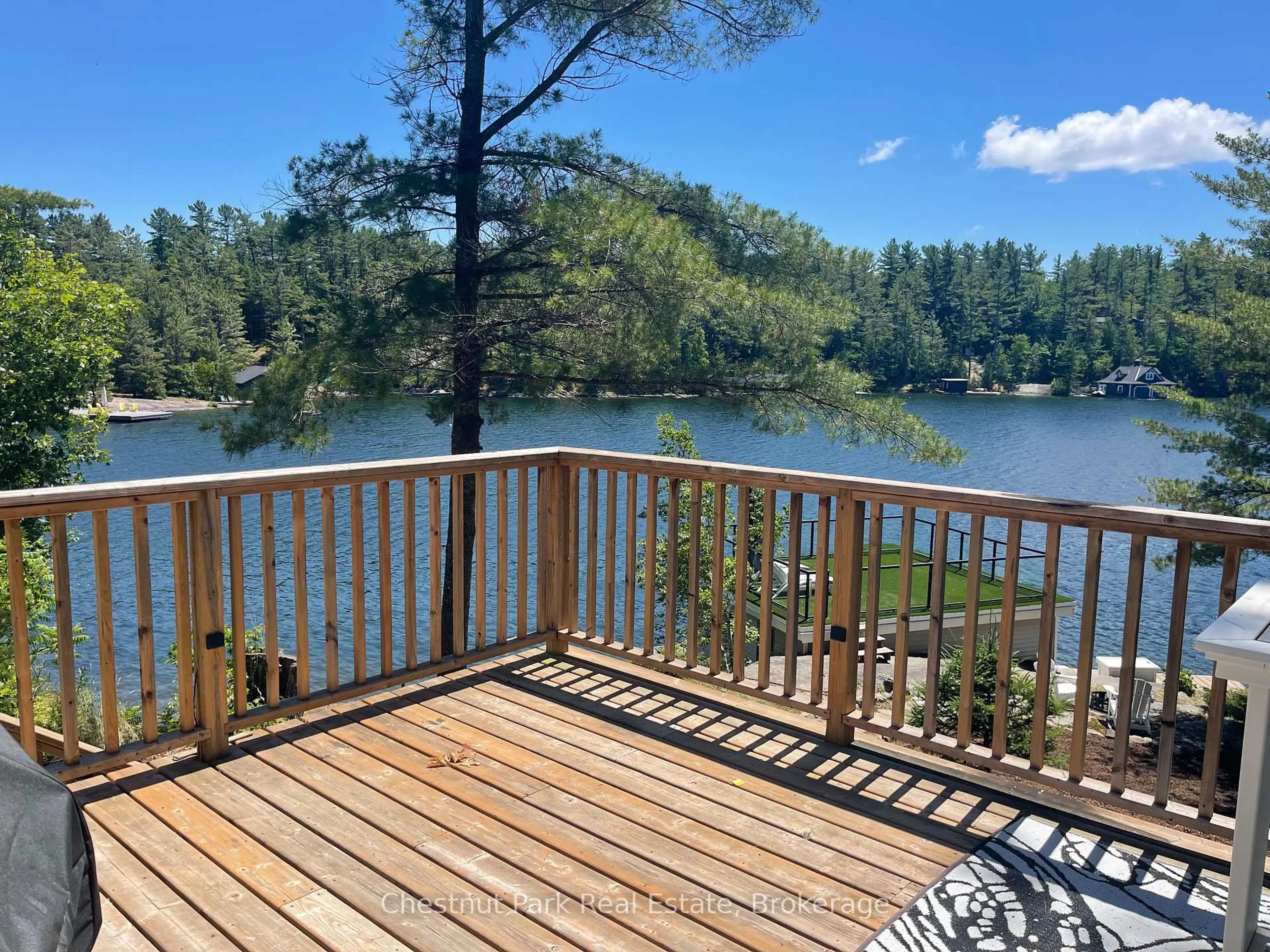 Patio, water/lake/river/ocean view for 117 STEELES Rd, Seguin Ontario P0C 1J0