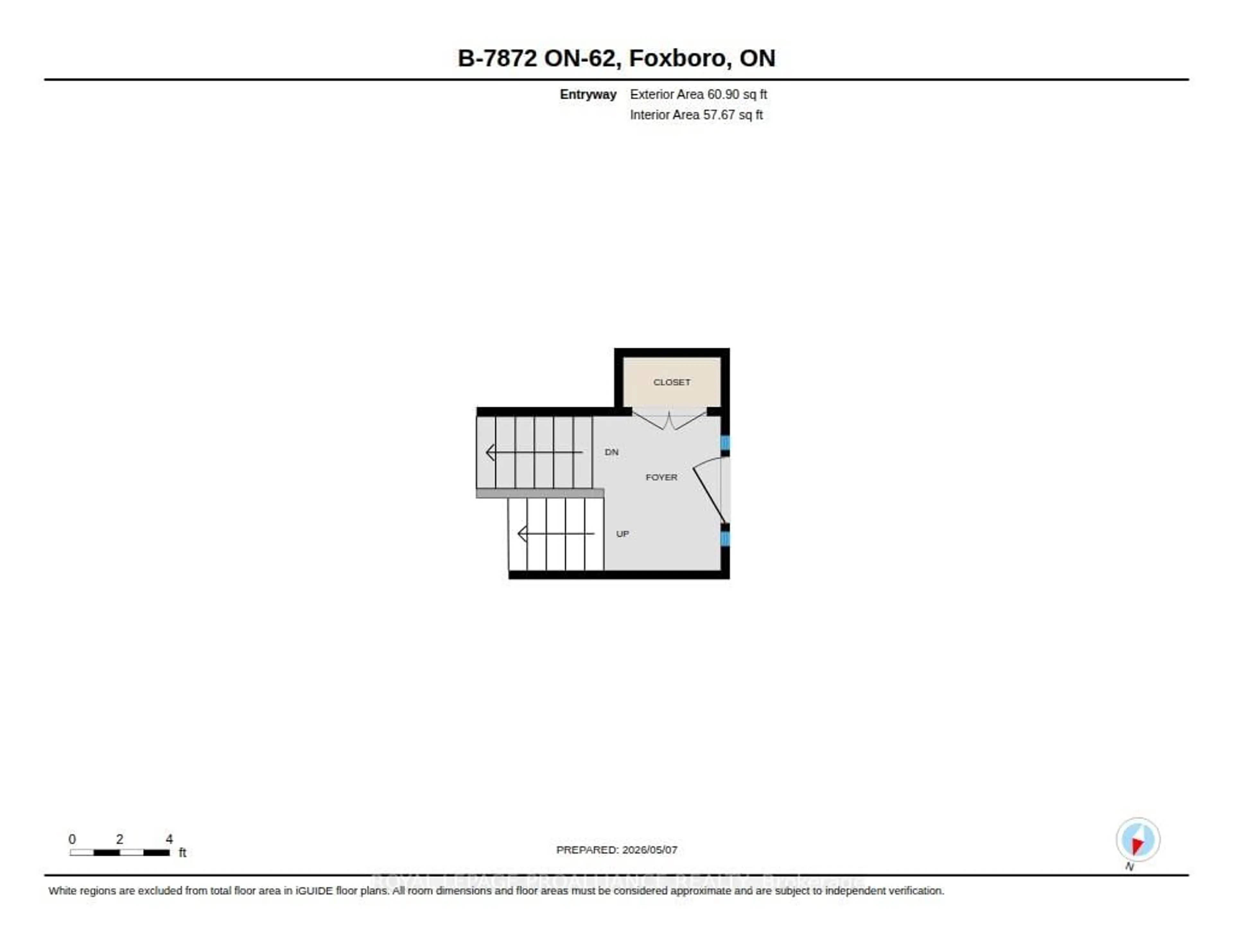 Floor plan for 7872B Highway 62, Quinte West Ontario K0K 2B0