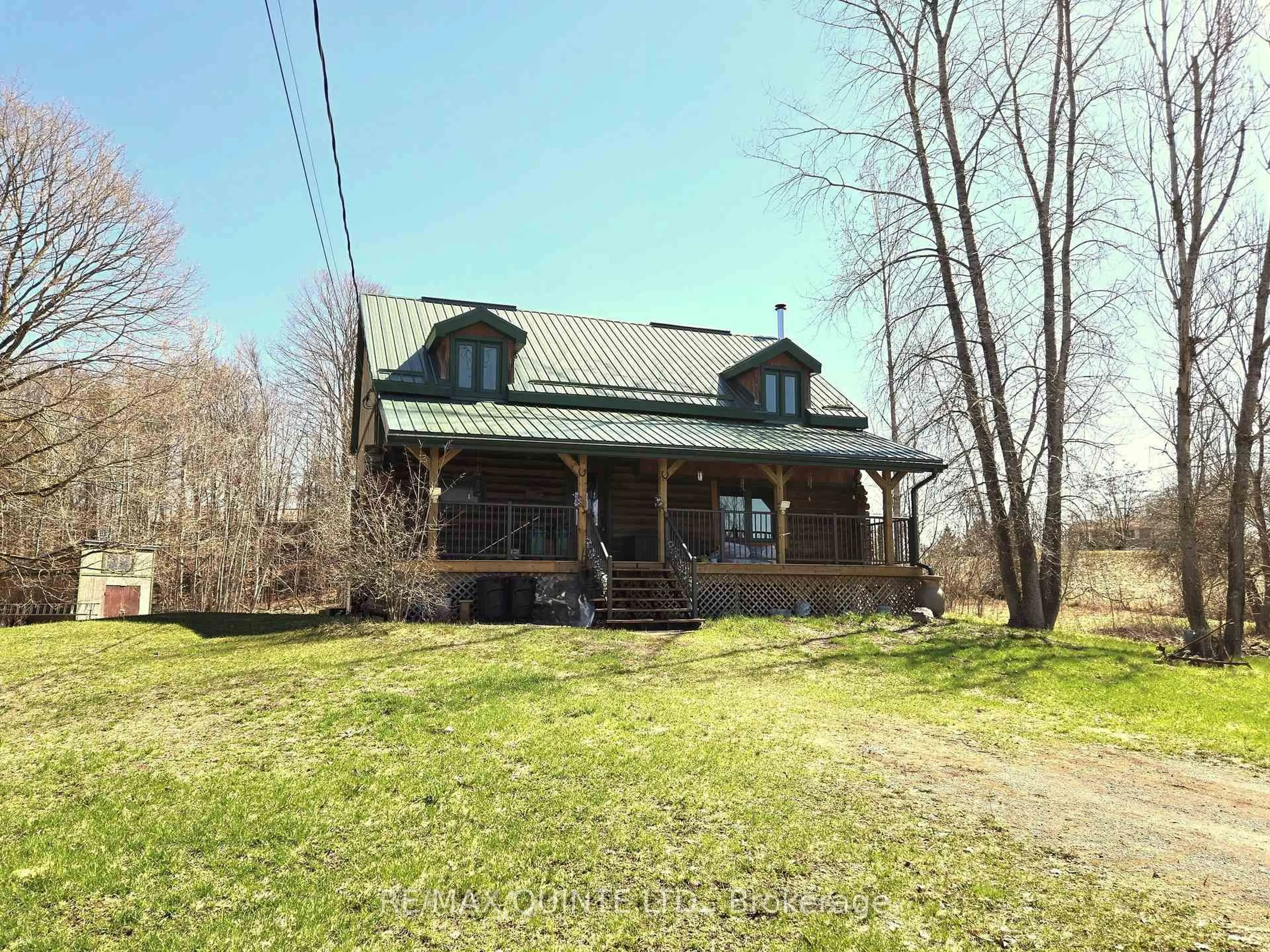 A pic from outside/outdoor area/front of a property/back of a property/a pic from drone, unknown for 20 Thompson Rd, Madoc Ontario K0K 2K0