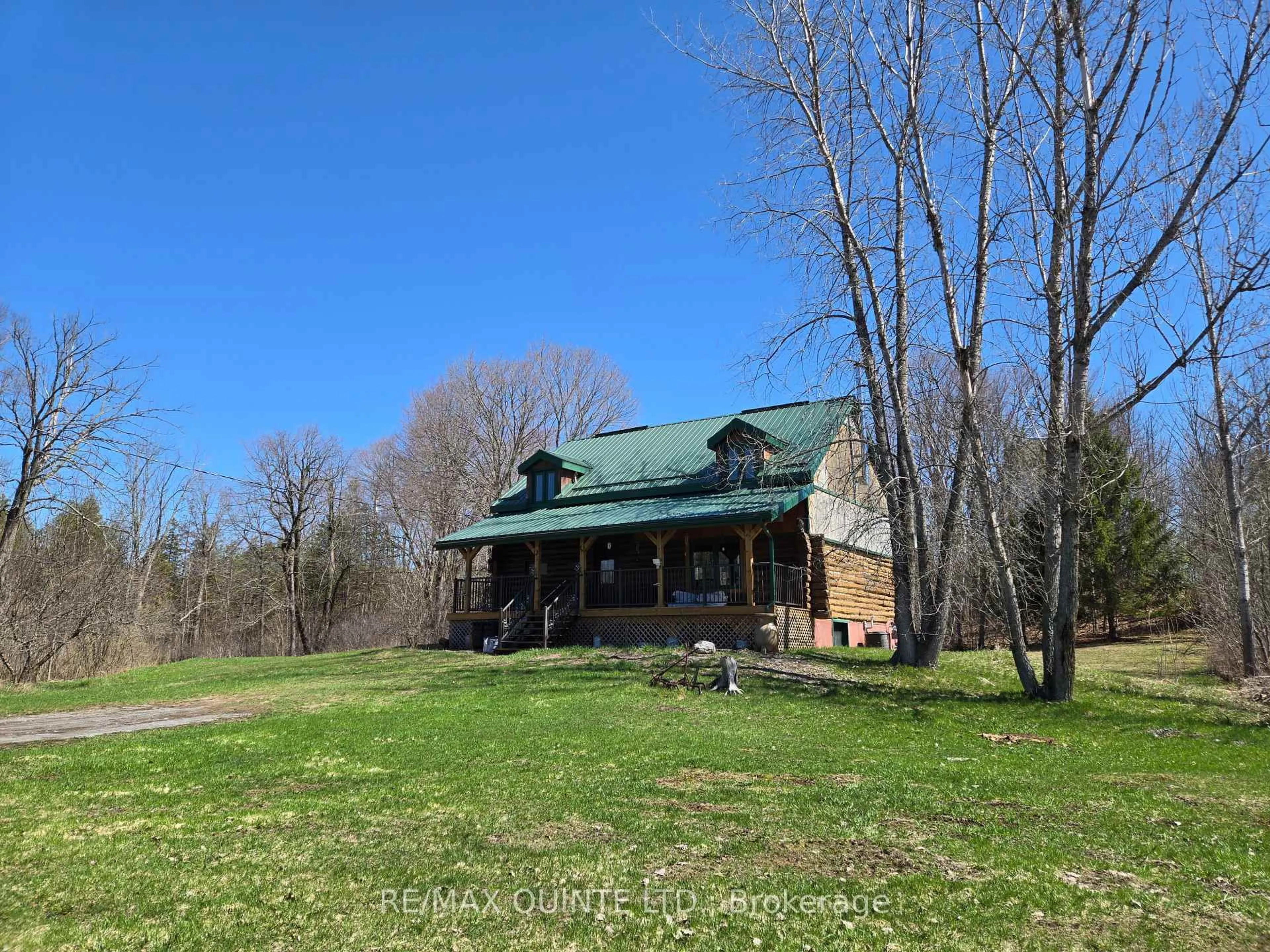 A pic from outside/outdoor area/front of a property/back of a property/a pic from drone, unknown for 20 Thompson Rd, Madoc Ontario K0K 2K0