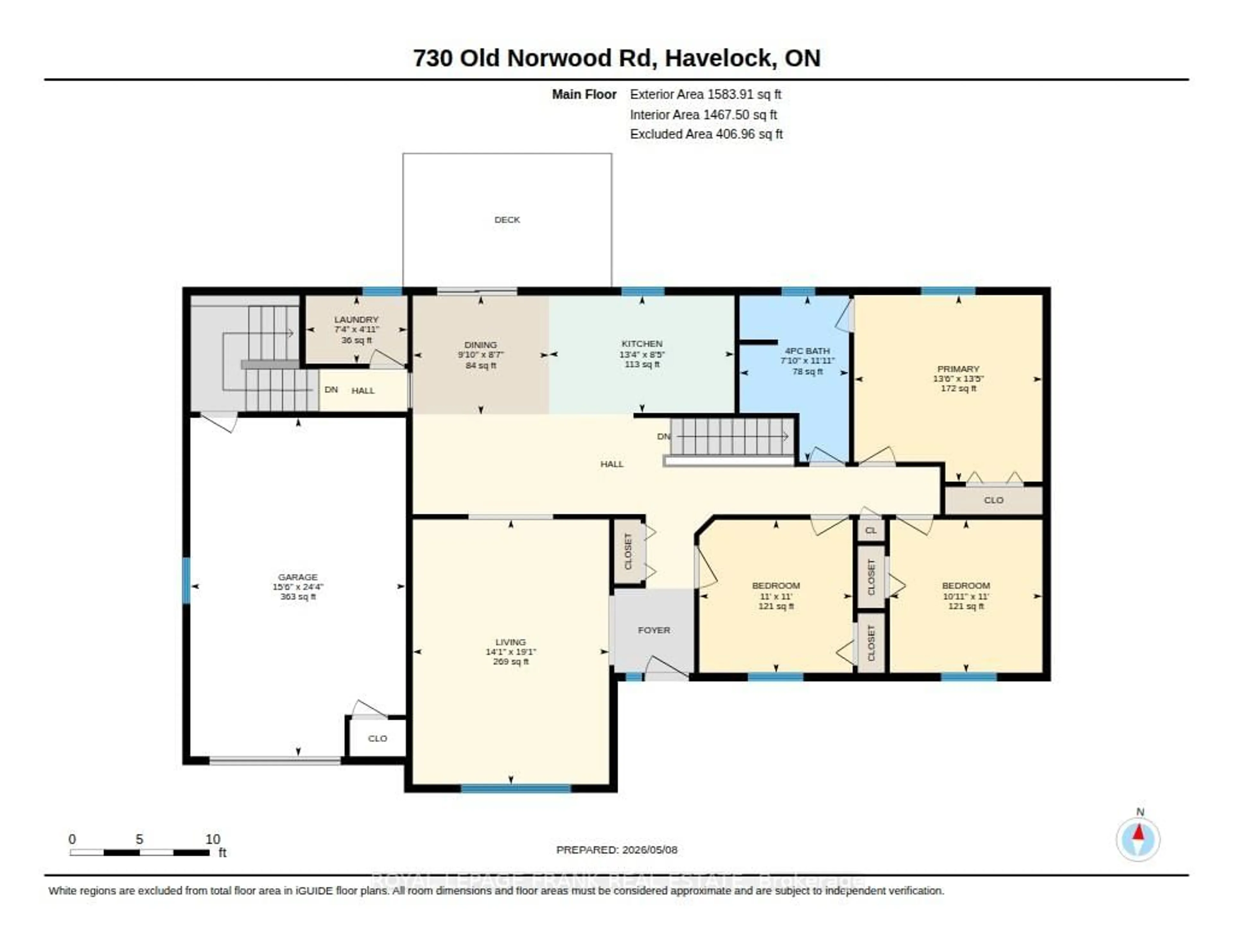 Floor plan for 730 Old Norwood Rd, Havelock-Belmont-Methuen Ontario K0L 1Z0