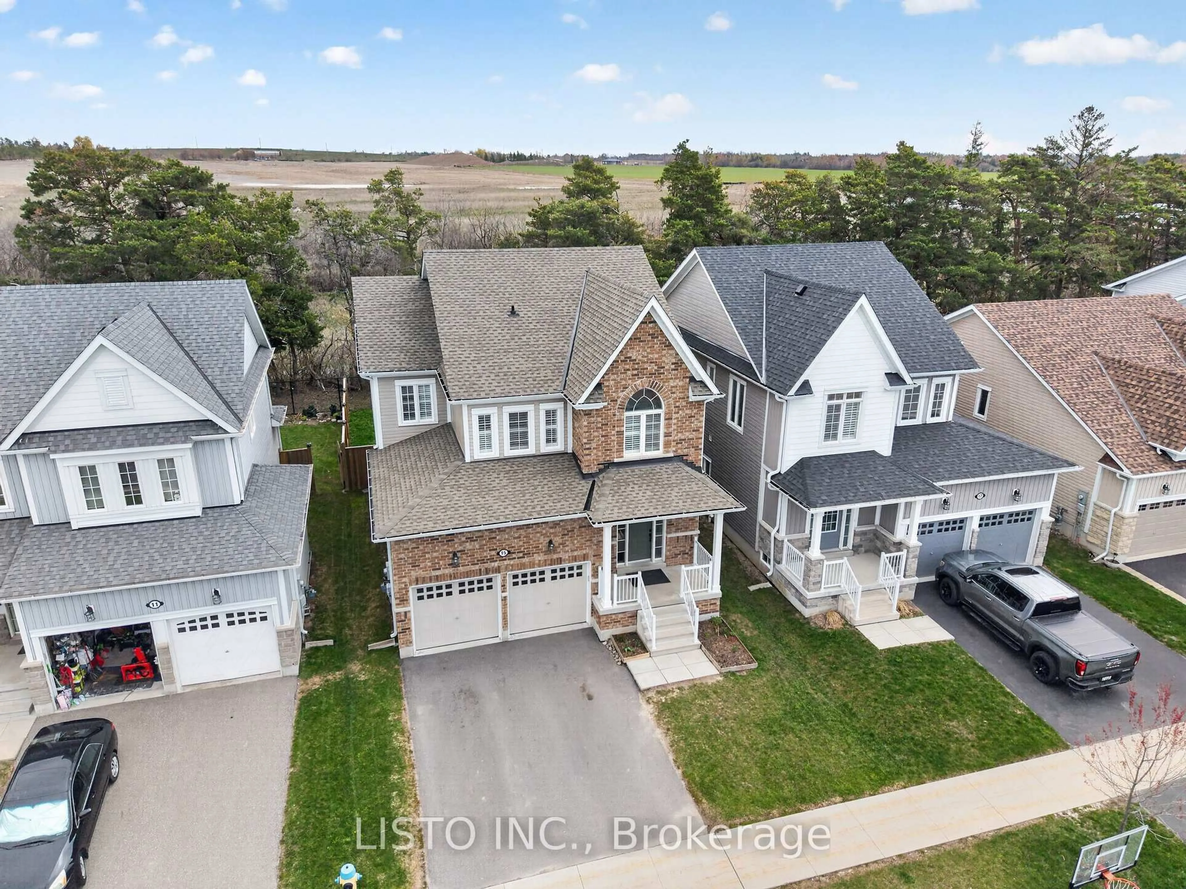 A pic from outside/outdoor area/front of a property/back of a property/a pic from drone, street for 15 Primeau Cres, Kawartha Lakes Ontario K9V 0M6