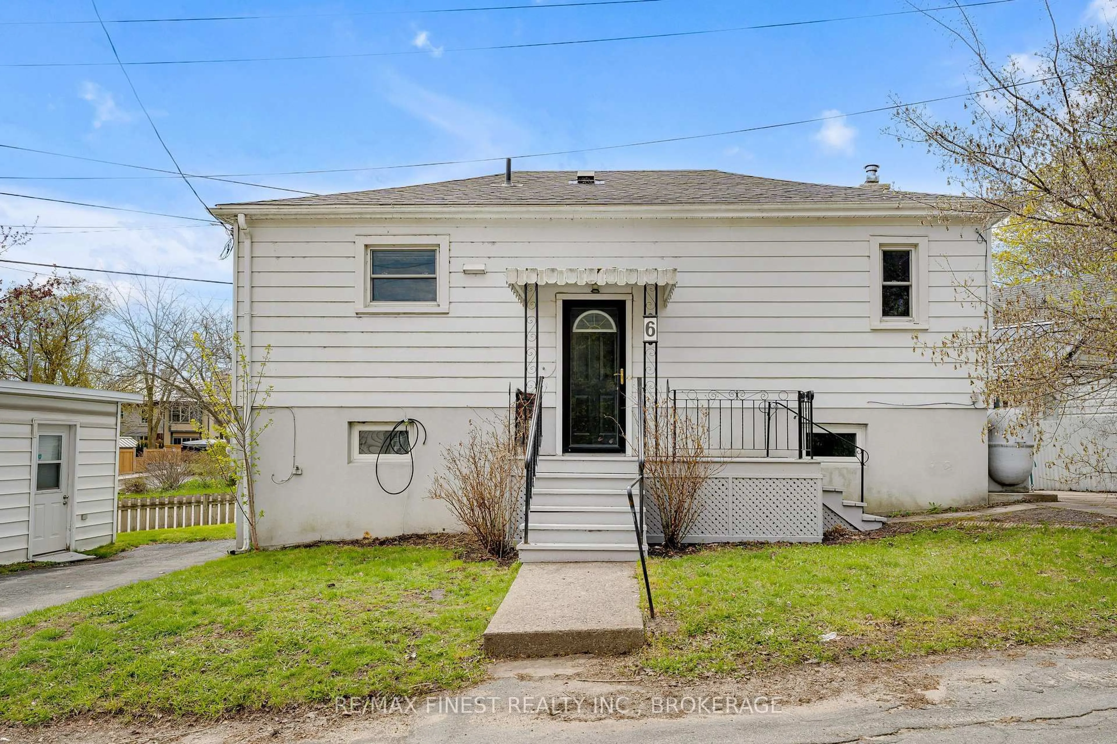 Home with vinyl exterior material, street for 6 Baiden St, Kingston Ontario K7M 2J6