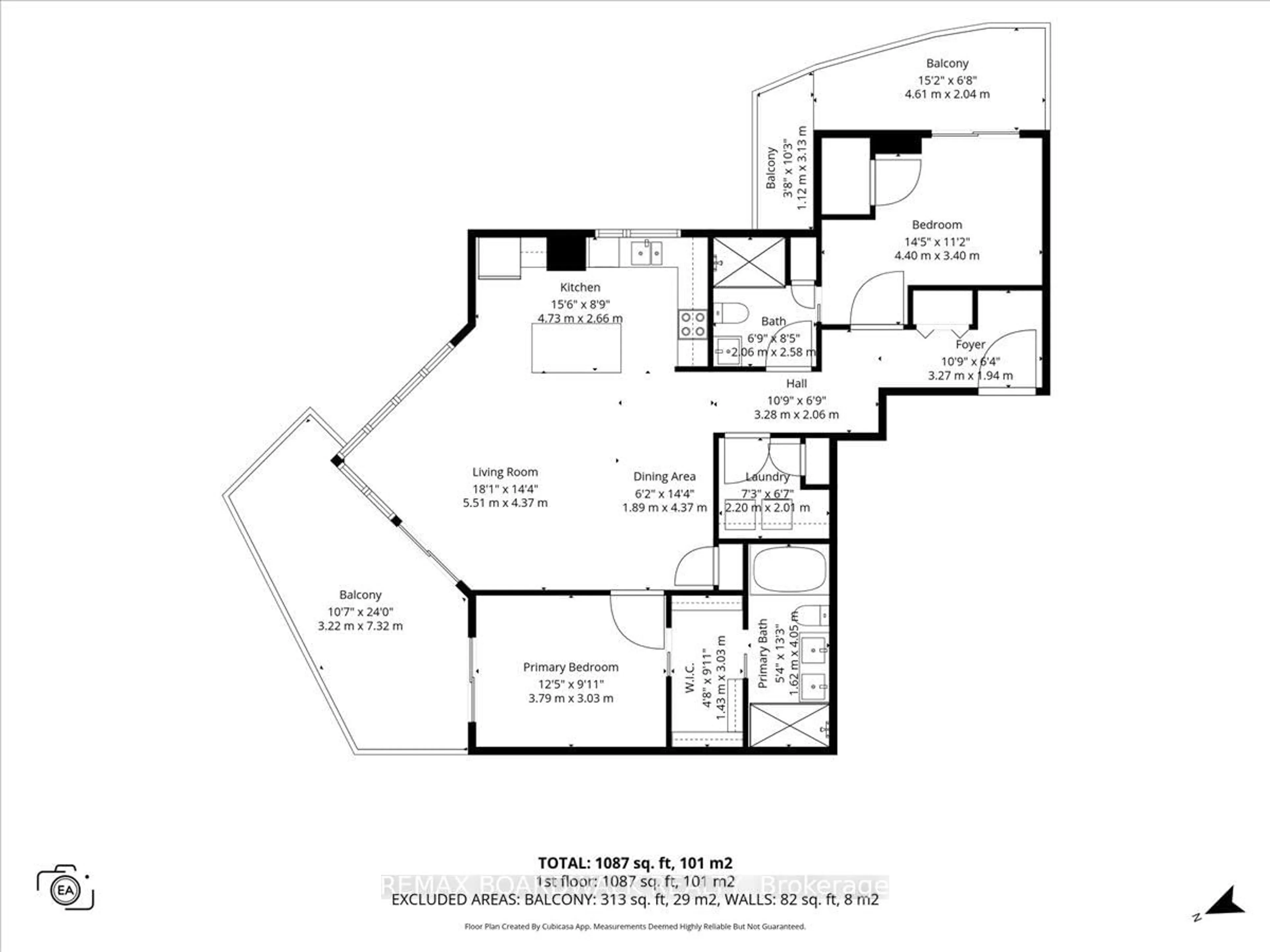 Floor plan for 200 Inlet Private #1402, Ottawa Ontario K4A 5H3