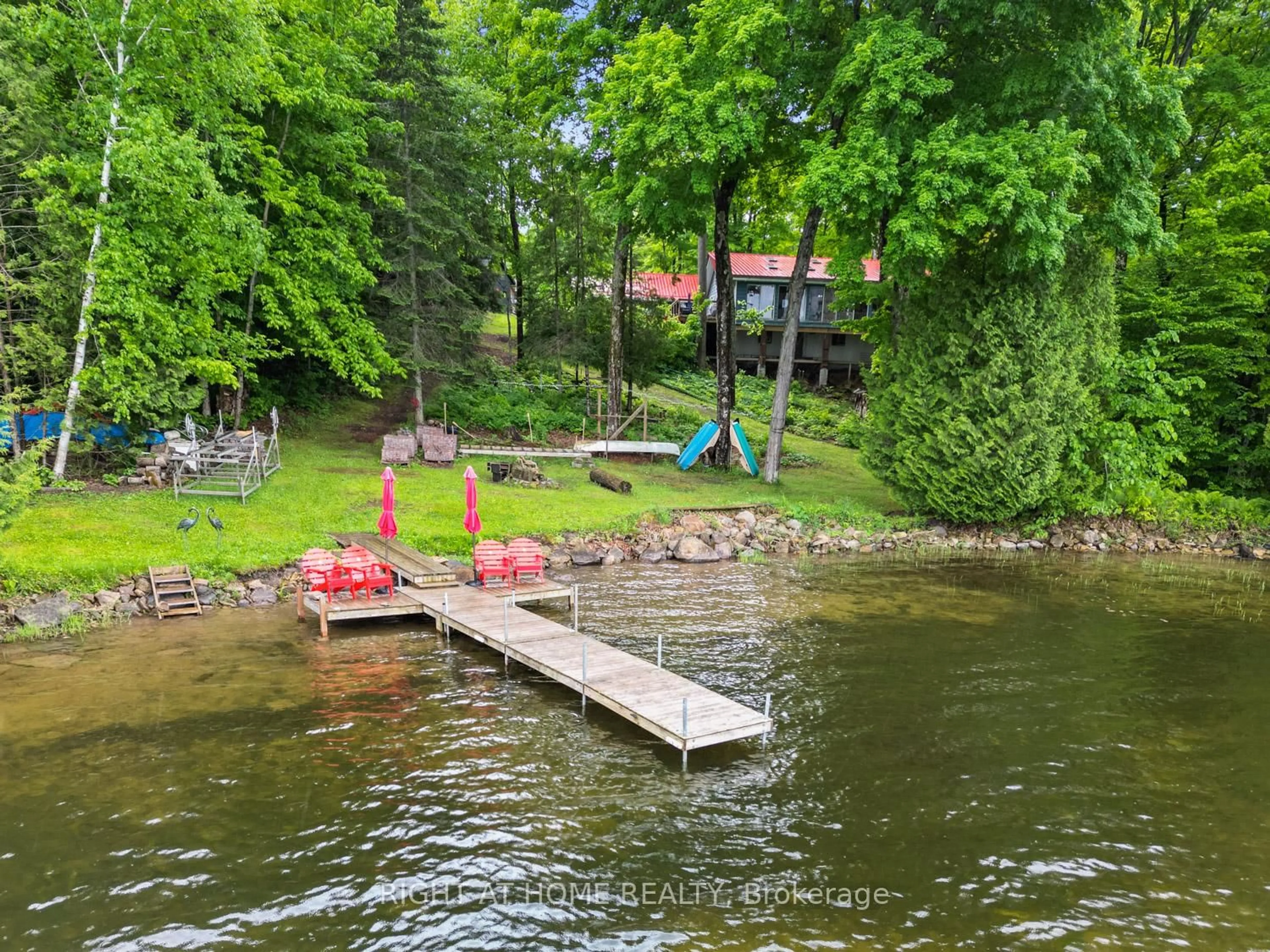 A pic from outside/outdoor area/front of a property/back of a property/a pic from drone, water/lake/river/ocean view for 96 Suter Dr, Kawartha Lakes Ontario K0M 2B0