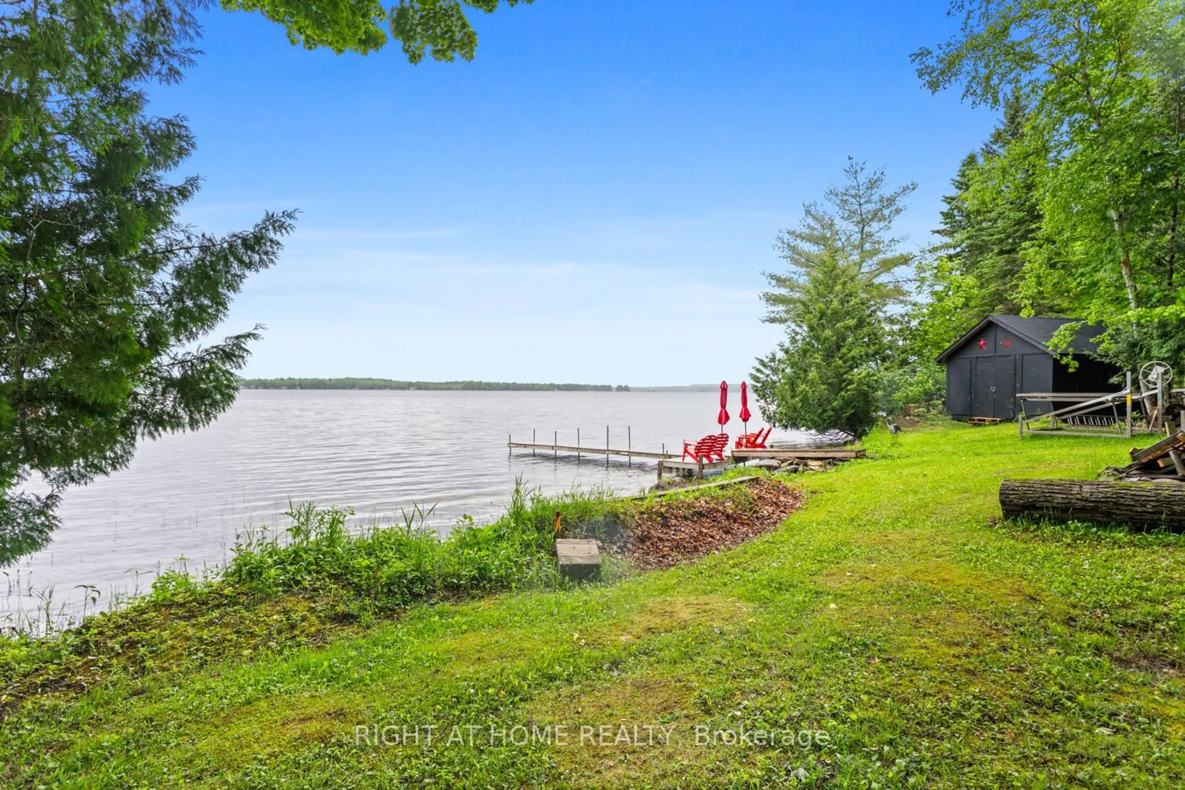 A pic from outside/outdoor area/front of a property/back of a property/a pic from drone, water/lake/river/ocean view for 96 Suter Dr, Kawartha Lakes Ontario K0M 2B0