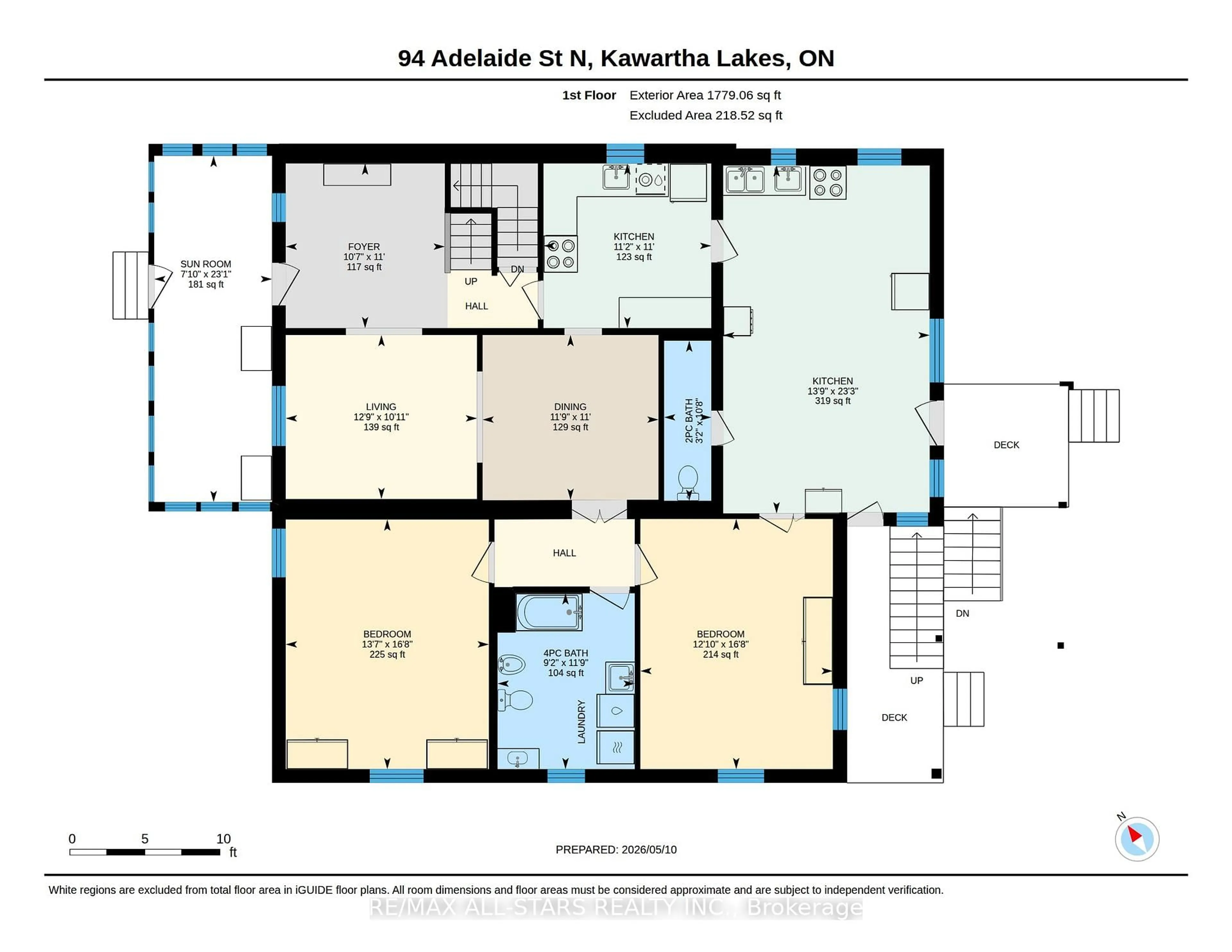 Floor plan for 94 Adelaide St, Kawartha Lakes Ontario K9V 4L5