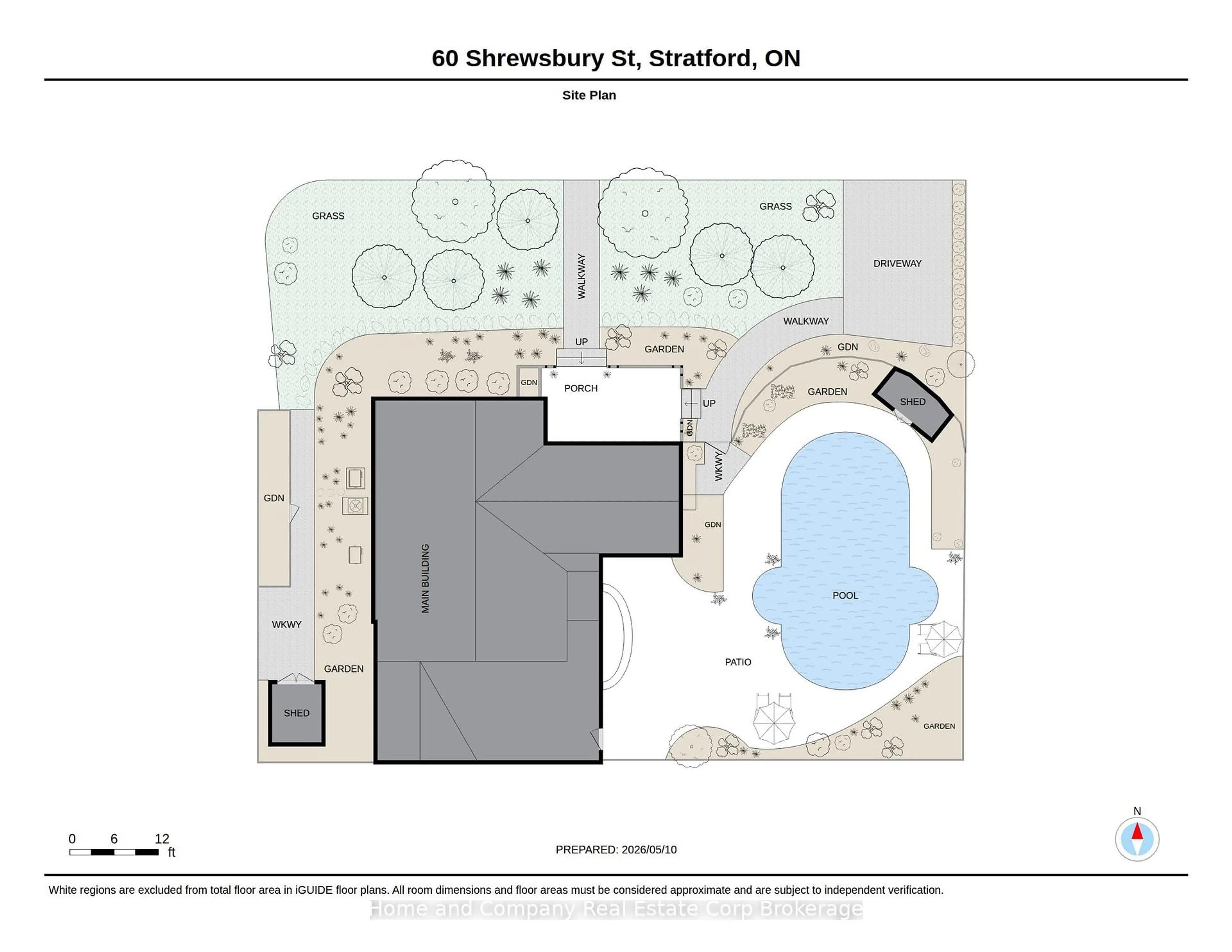 Floor plan for 60 Shrewsbury St, Stratford Ontario N5A 2V6