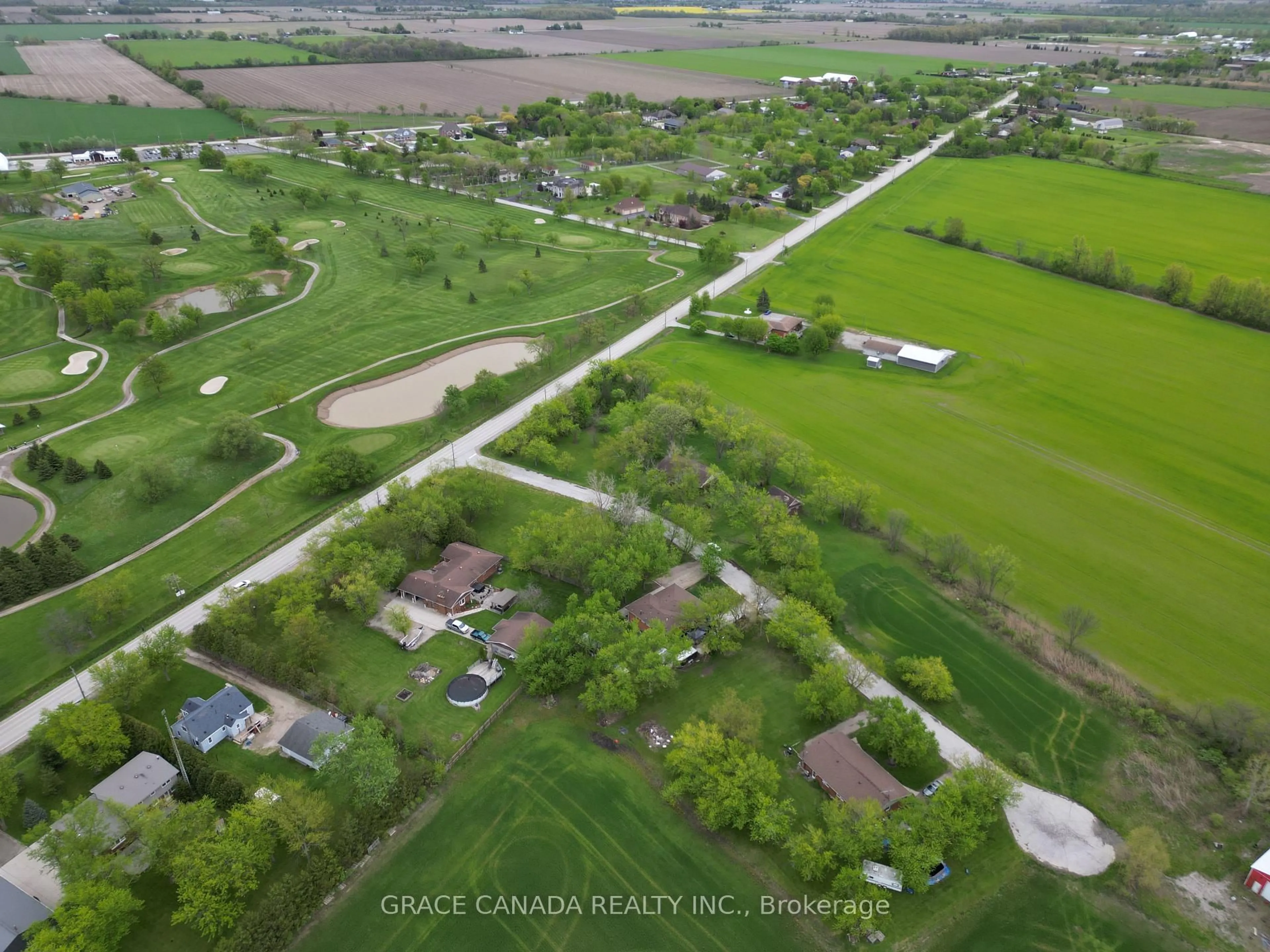 A pic from outside/outdoor area/front of a property/back of a property/a pic from drone, street for 4650 - 4666 Caboto Dr, LaSalle Ontario N9H 0H2