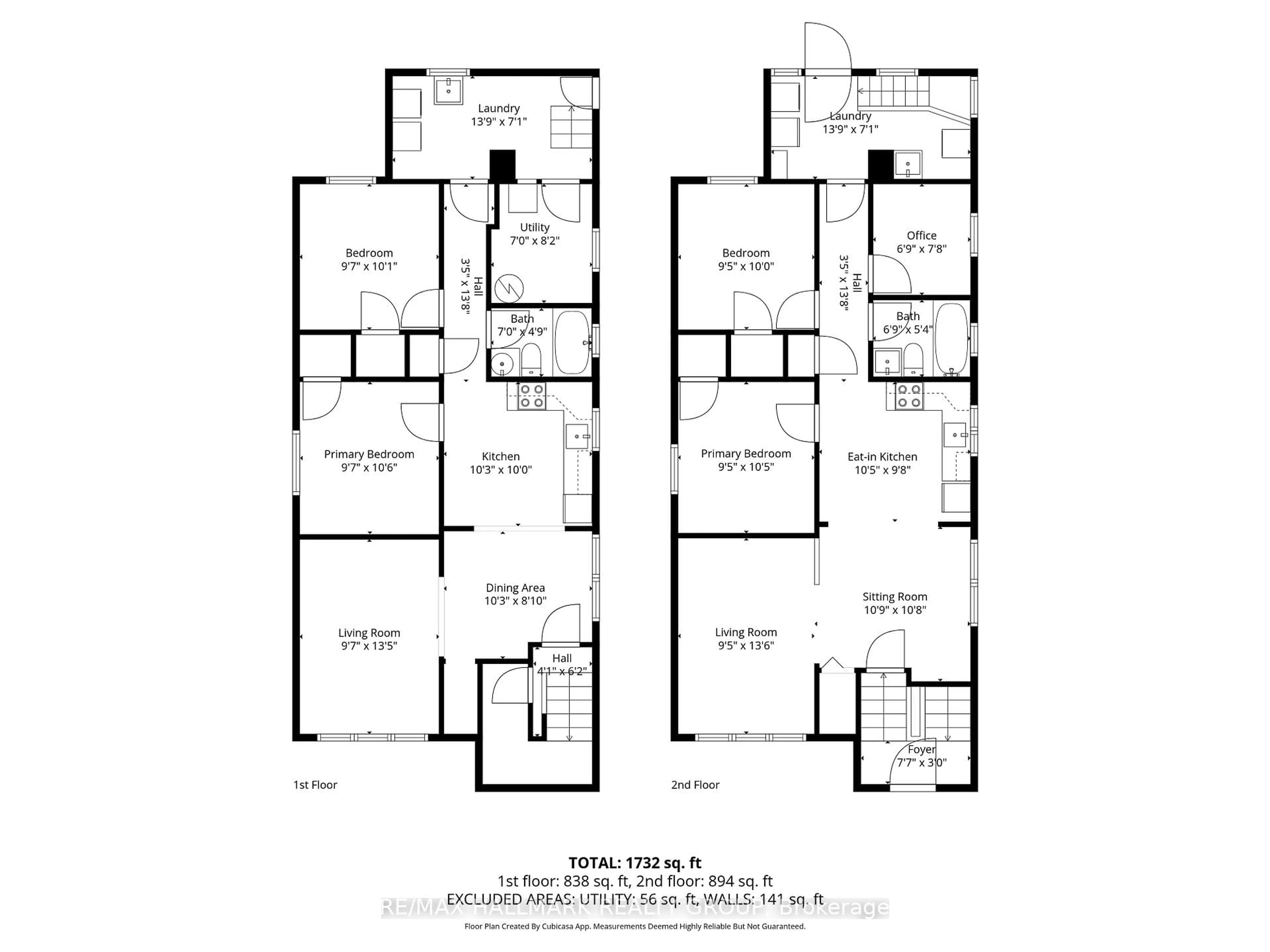 Floor plan for 74 Genest St, Ottawa Ontario K1L 7Z2