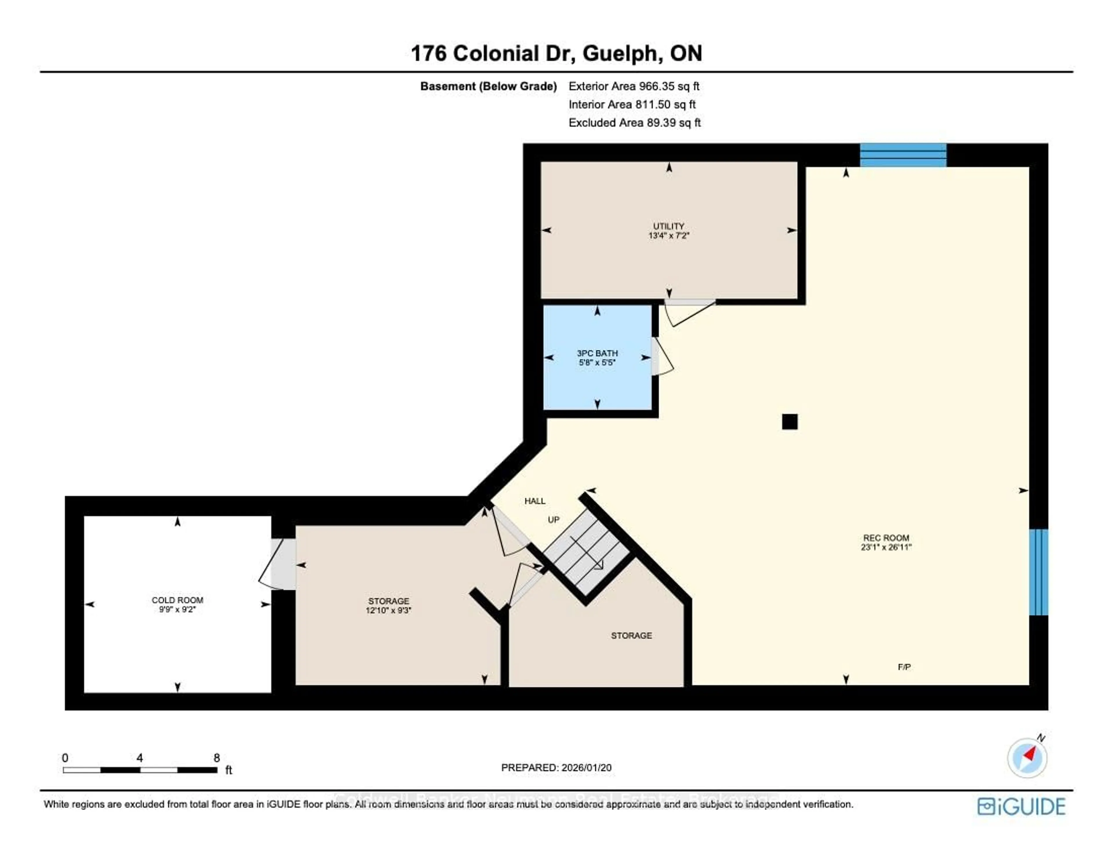 Floor plan for 176 Colonial Dr, Guelph Ontario N1L 1T7