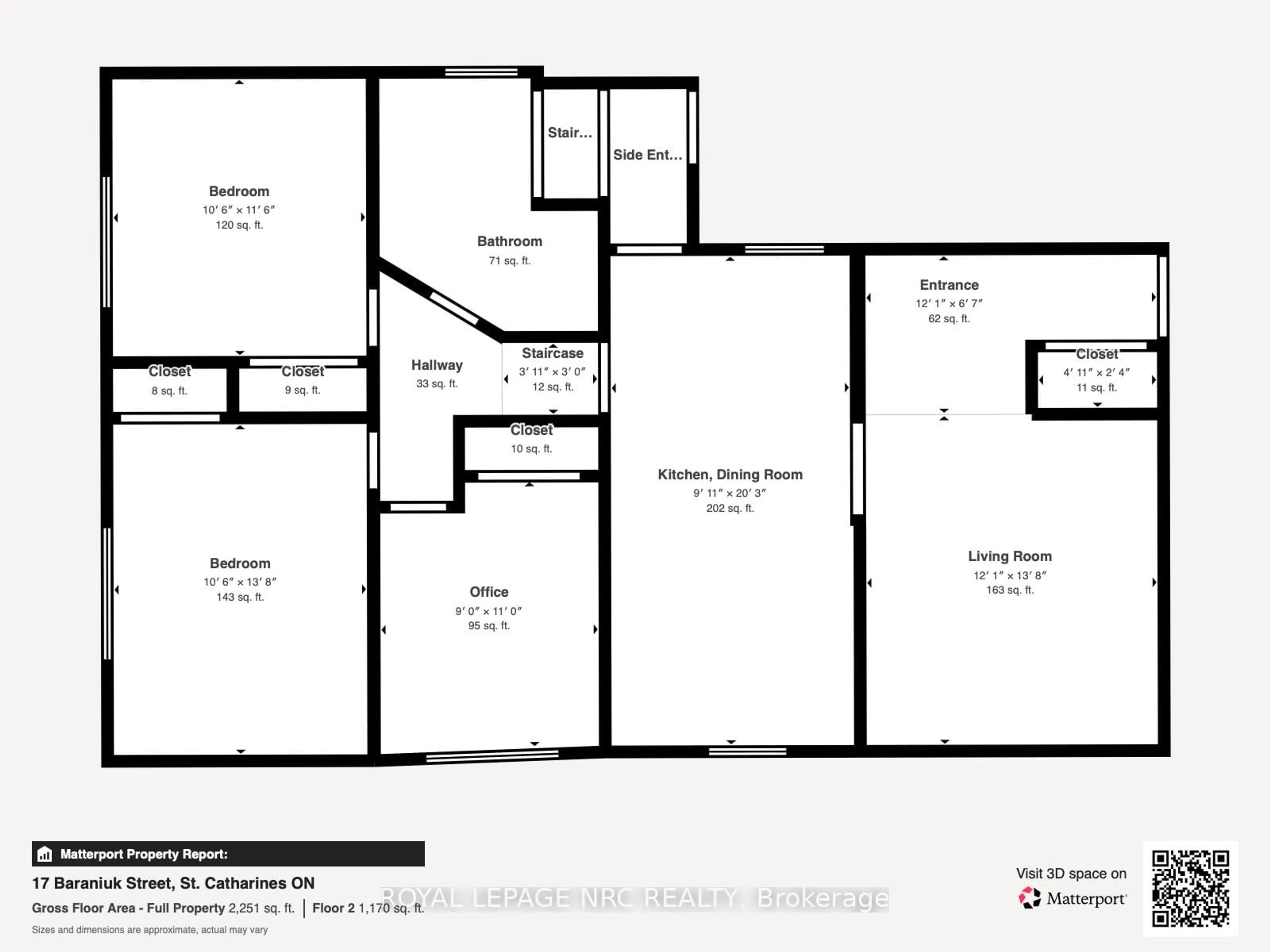 Floor plan for 17 Baraniuk St, St. Catharines Ontario L2N 1N4