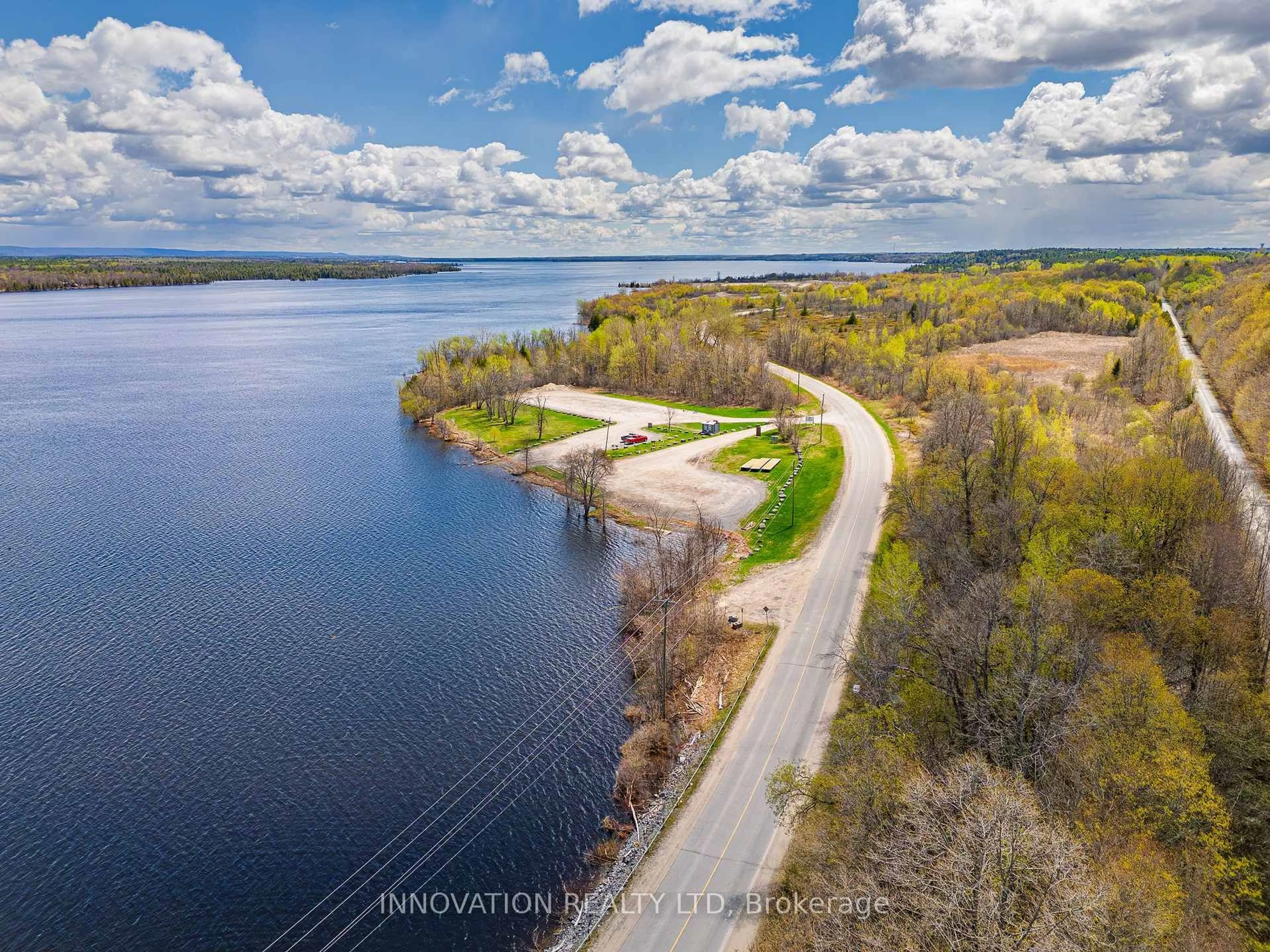 A pic from outside/outdoor area/front of a property/back of a property/a pic from drone, water/lake/river/ocean view for 731 Usborne St, Braeside Ontario K0A 1G0