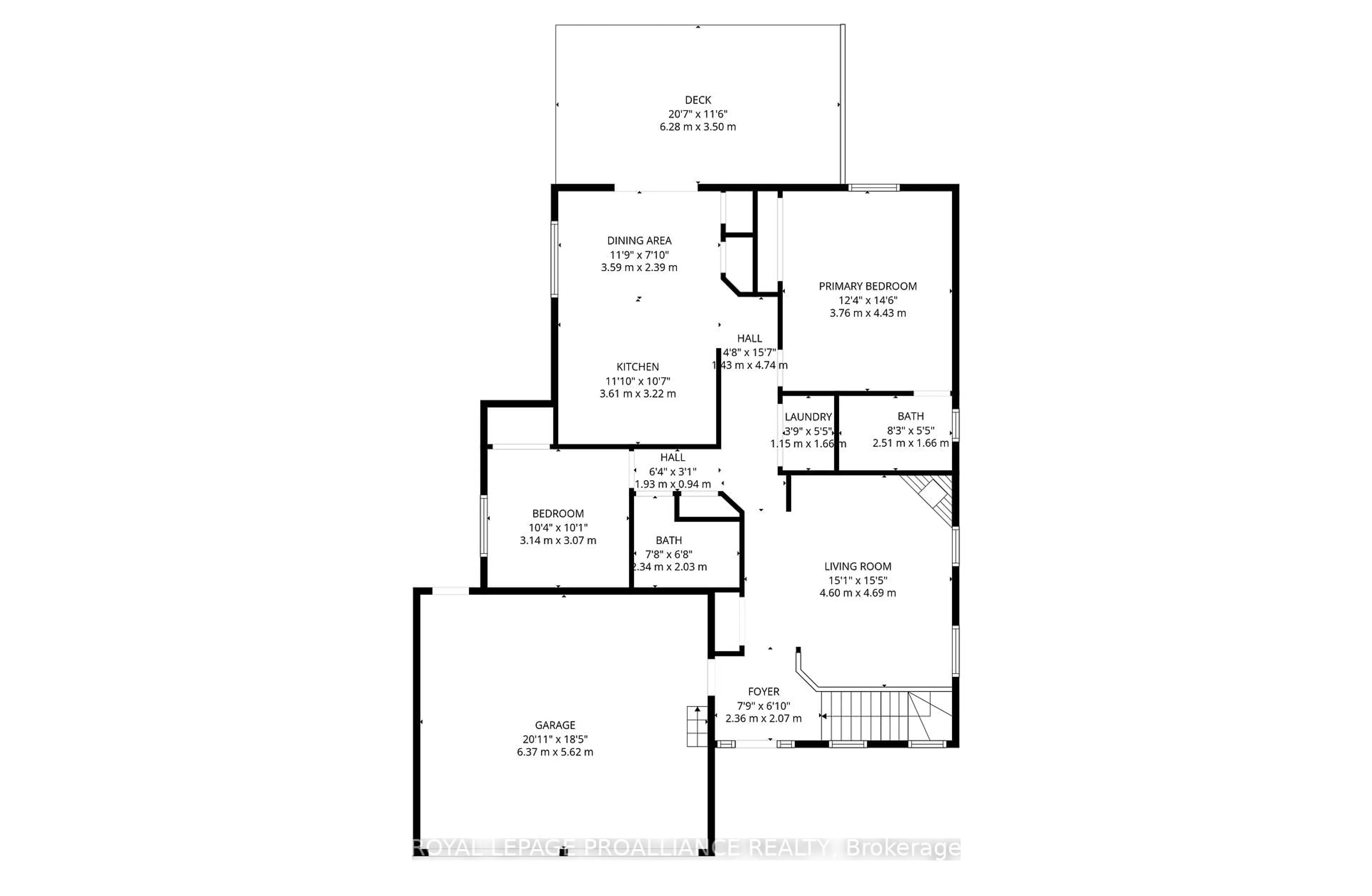 Floor plan for 854 Munson Cres, Cobourg Ontario K9A 5P2