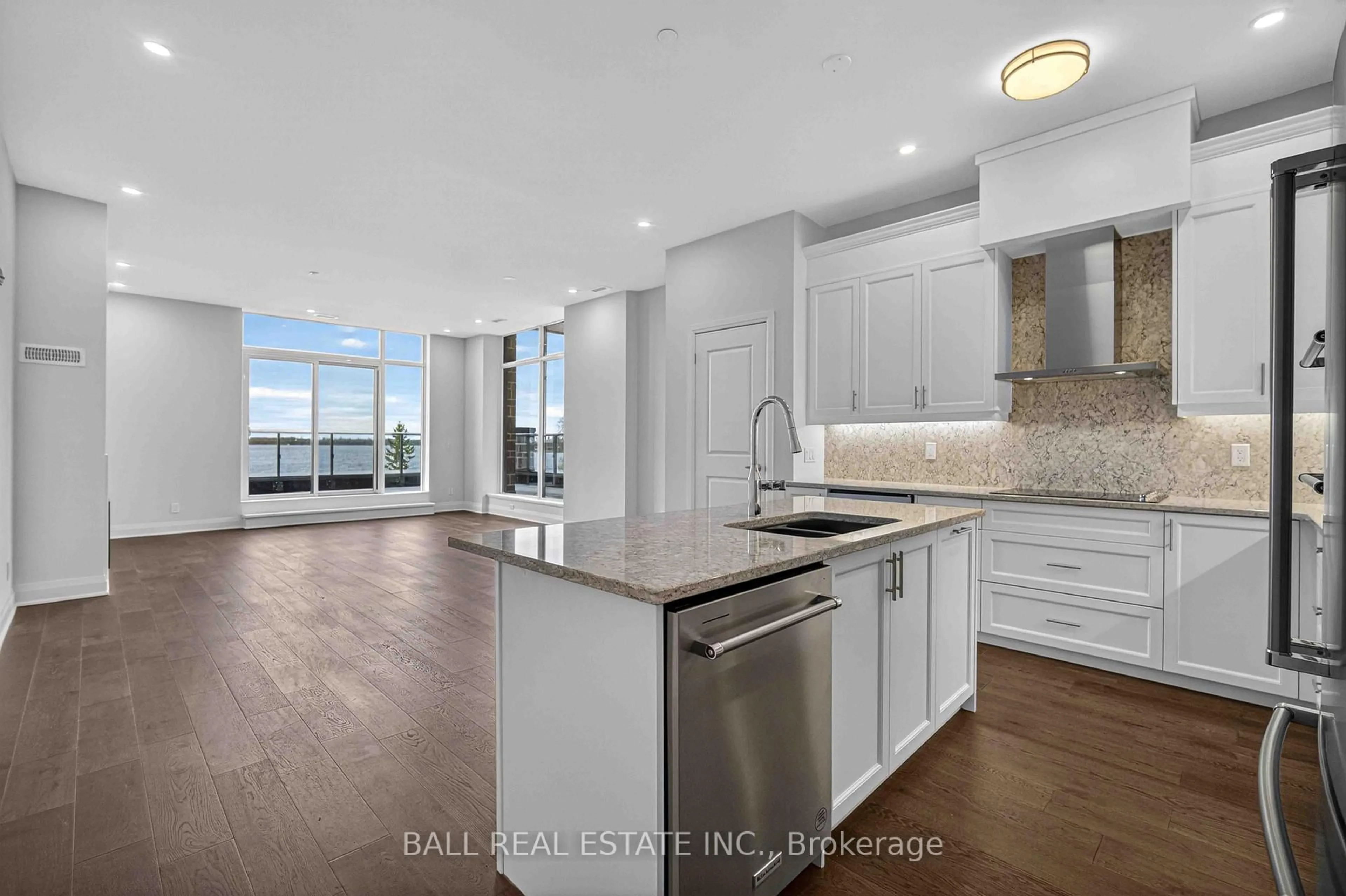 Open concept kitchen, ceramic/tile floor for 99 Louisa St #208, Kawartha Lakes Ontario K0M 1N0