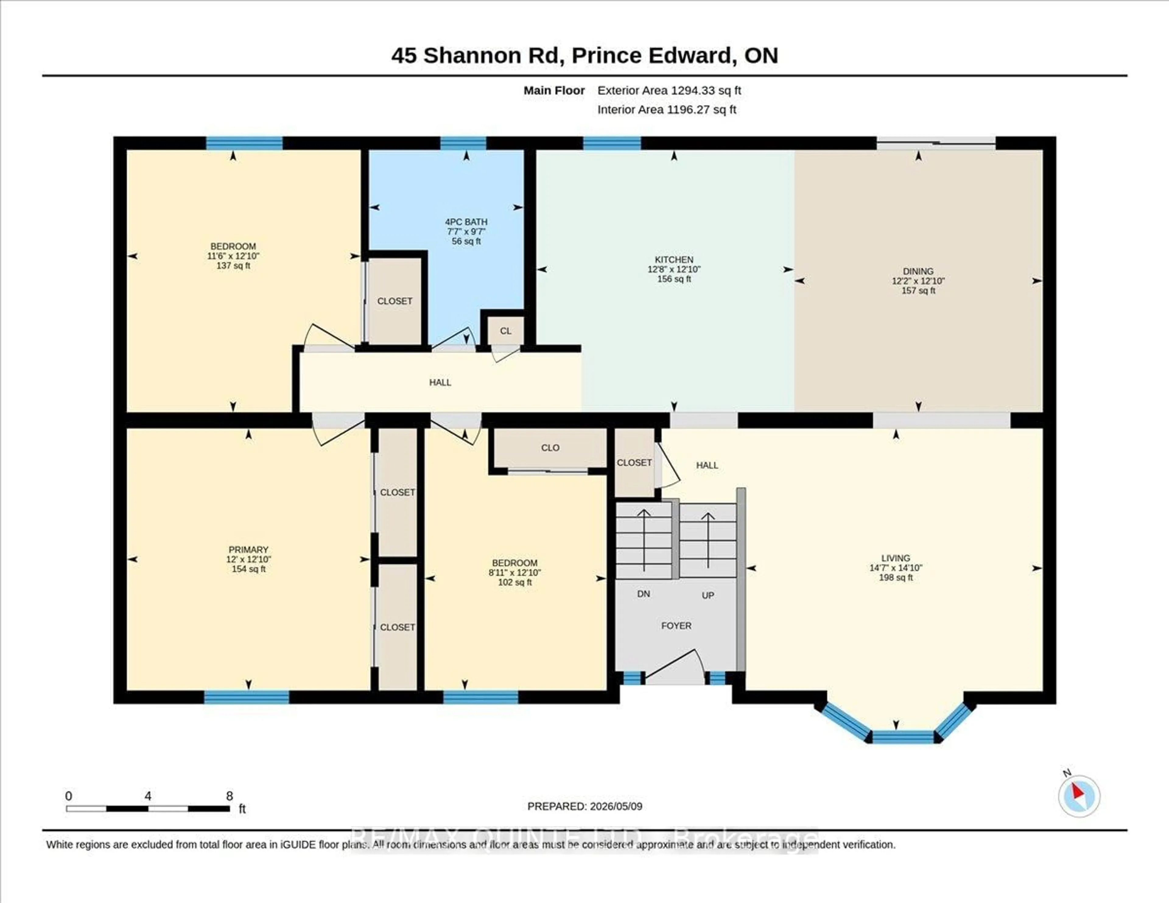 Floor plan for 45 Shannon Rd, Prince Edward County Ontario K0K 1G0
