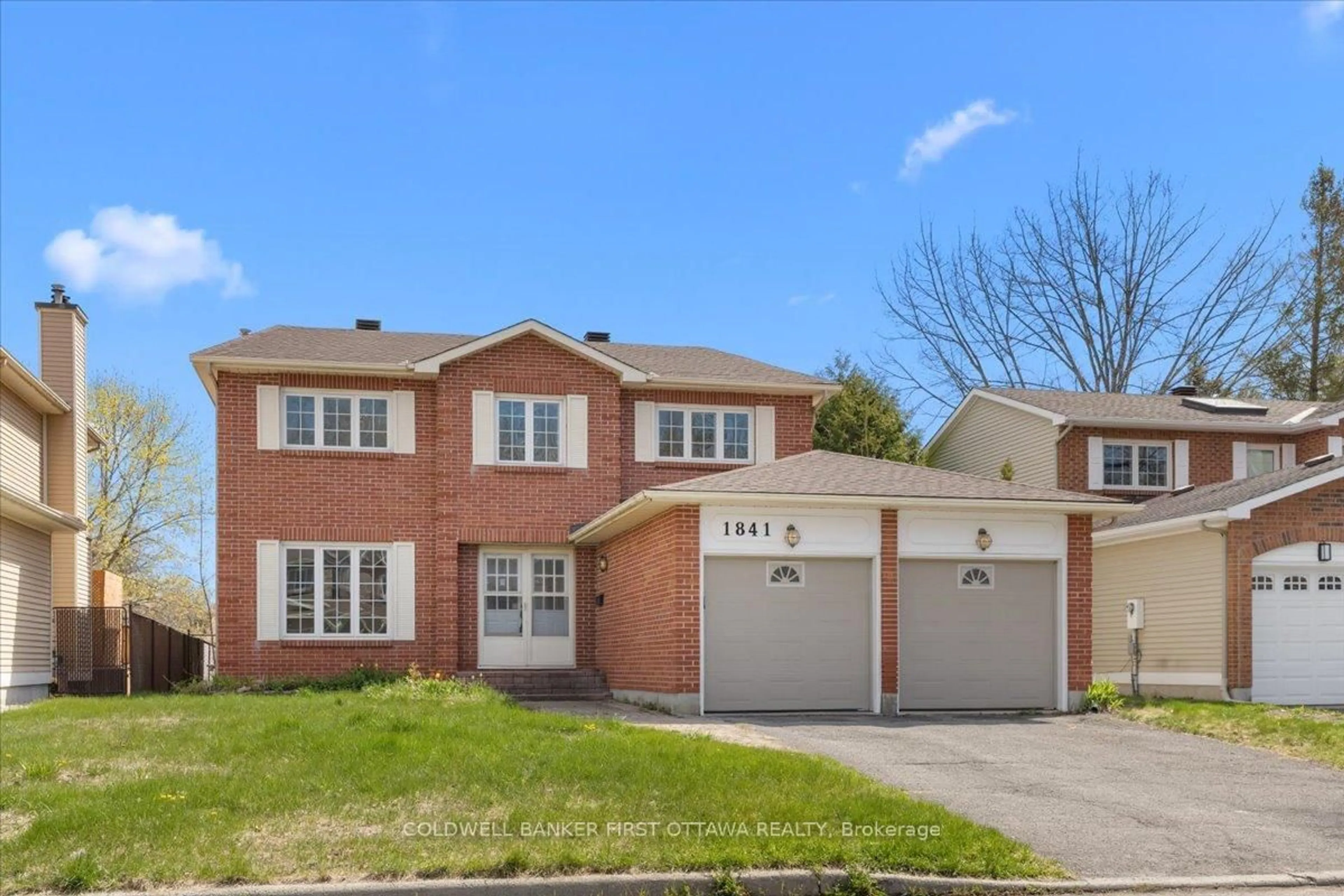 Home with brick exterior material, street for 1841 Thistleleaf Cres, Ottawa Ontario K1C 5W8