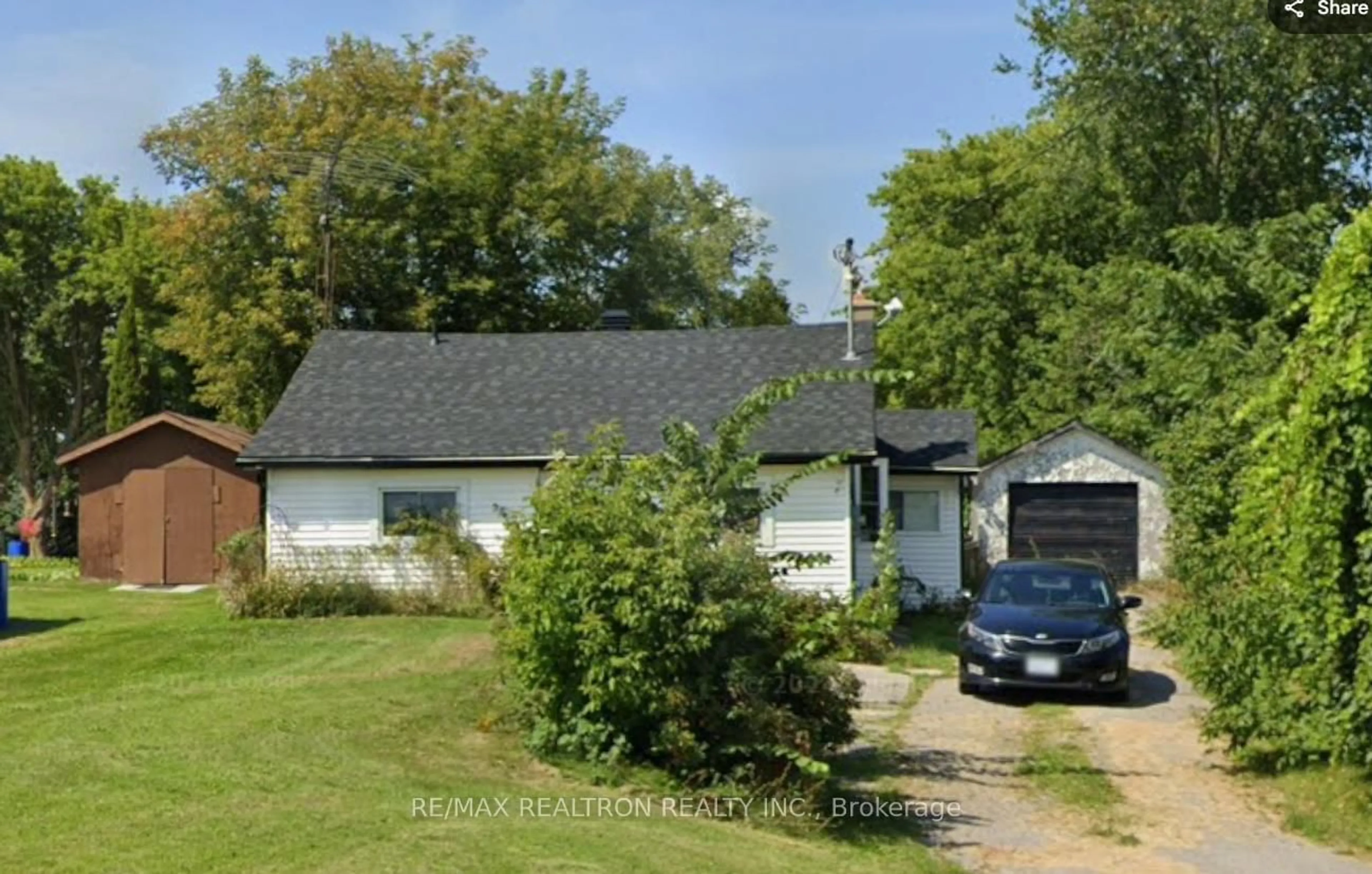 A pic from outside/outdoor area/front of a property/back of a property/a pic from drone, street for 9052 County 45 Rd, Alnwick/Haldimand Ontario K0K 2X0