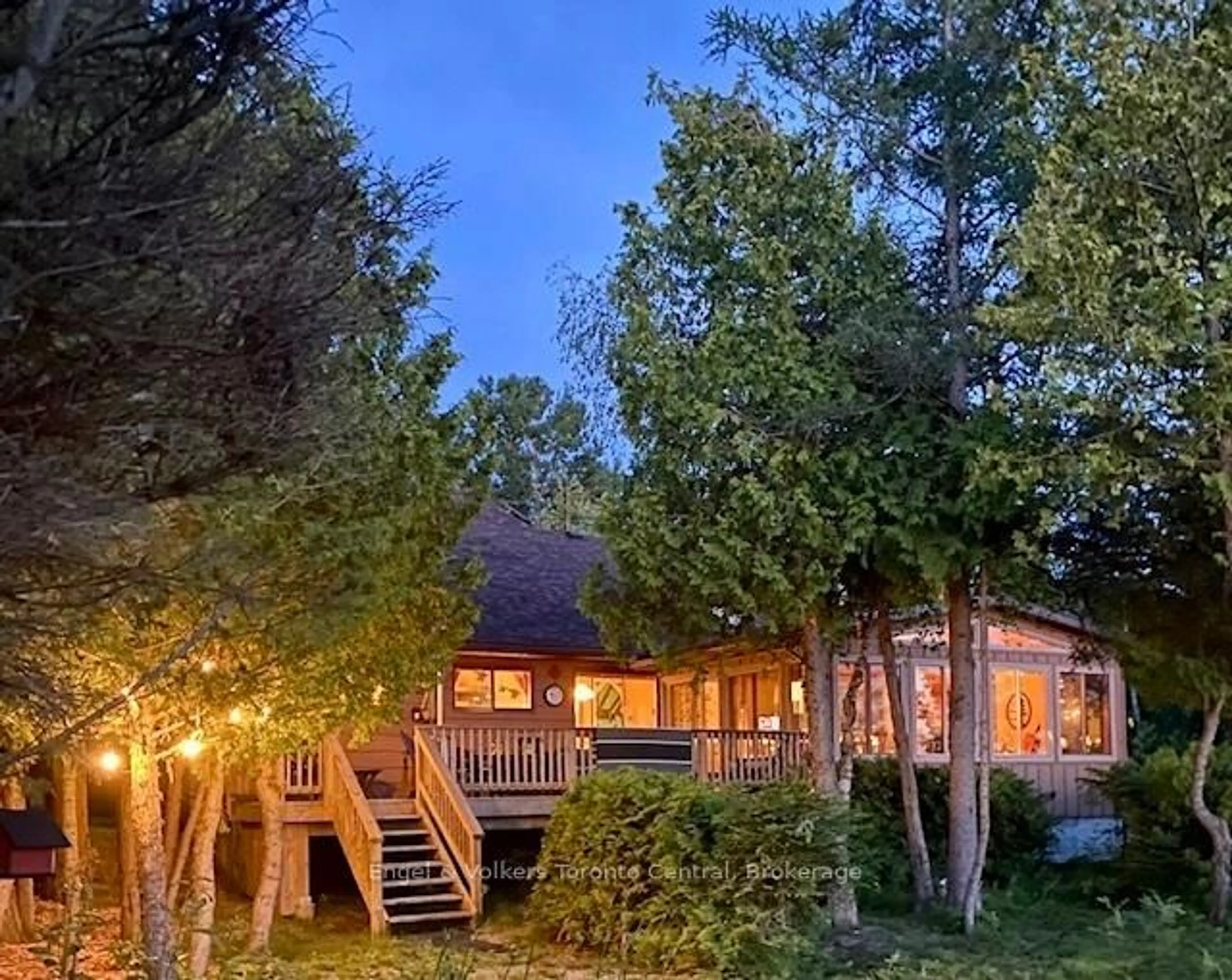 Patio, forest/trees view for 11 Spry Shore Rd, Northern Bruce Peninsula Ontario N0H 1W0