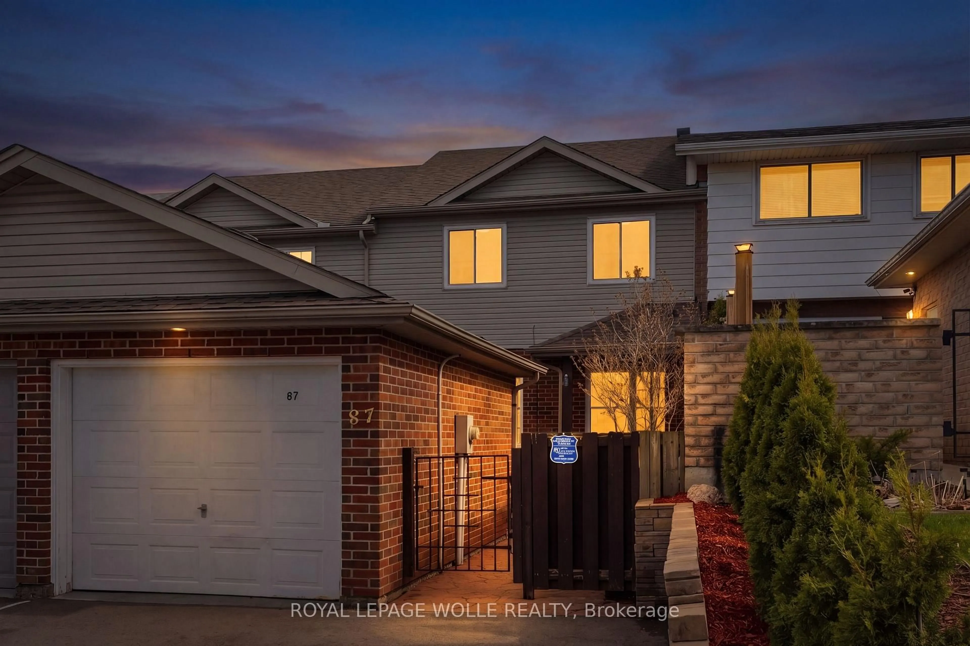 Home with brick exterior material, street for 87 Ralgreen Cres, Waterloo Ontario N2M 1V1