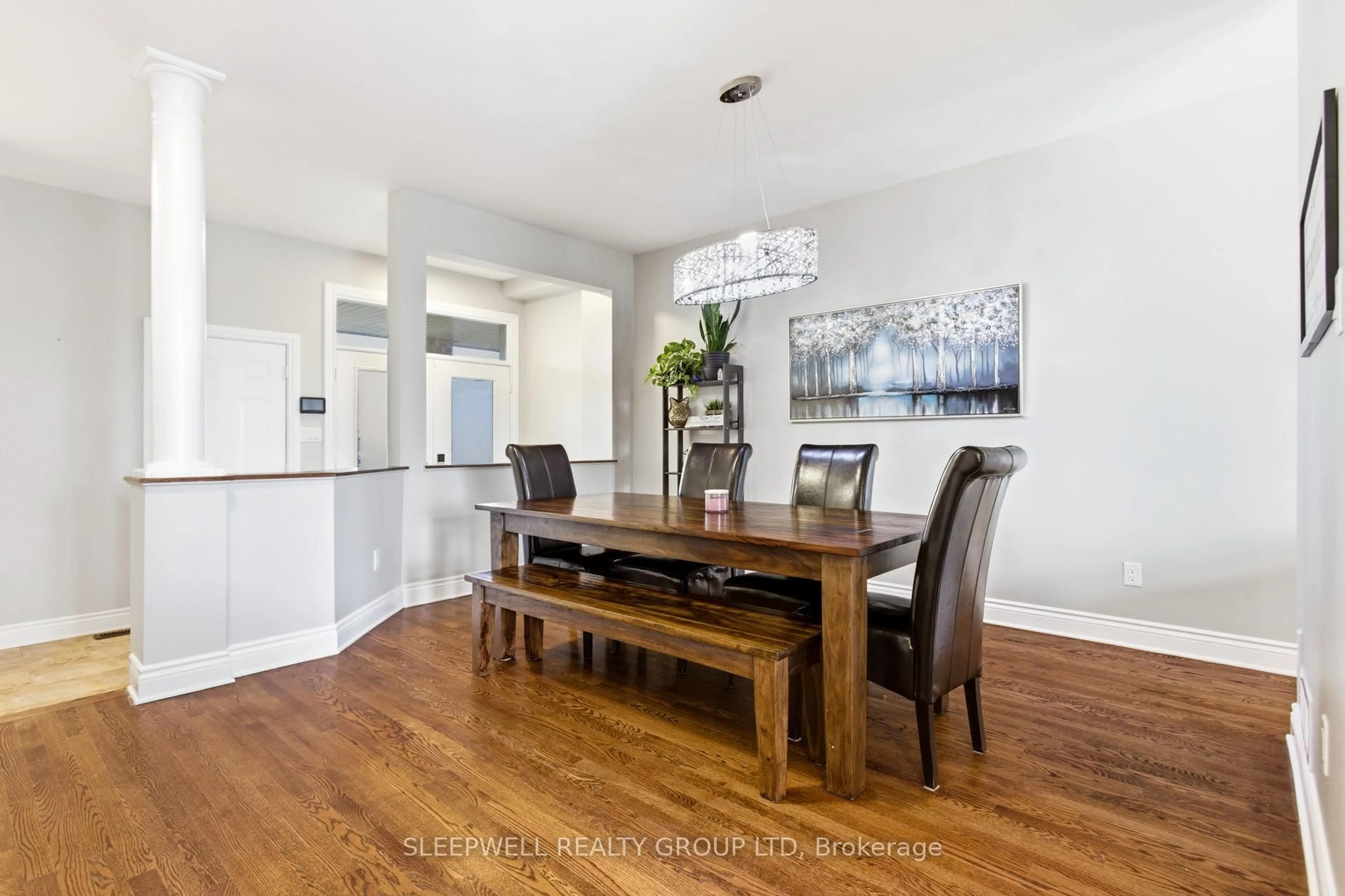 Dining room, wood/laminate floor for 6826 Breanna Cardill St, Greely Ontario K4P 0C1
