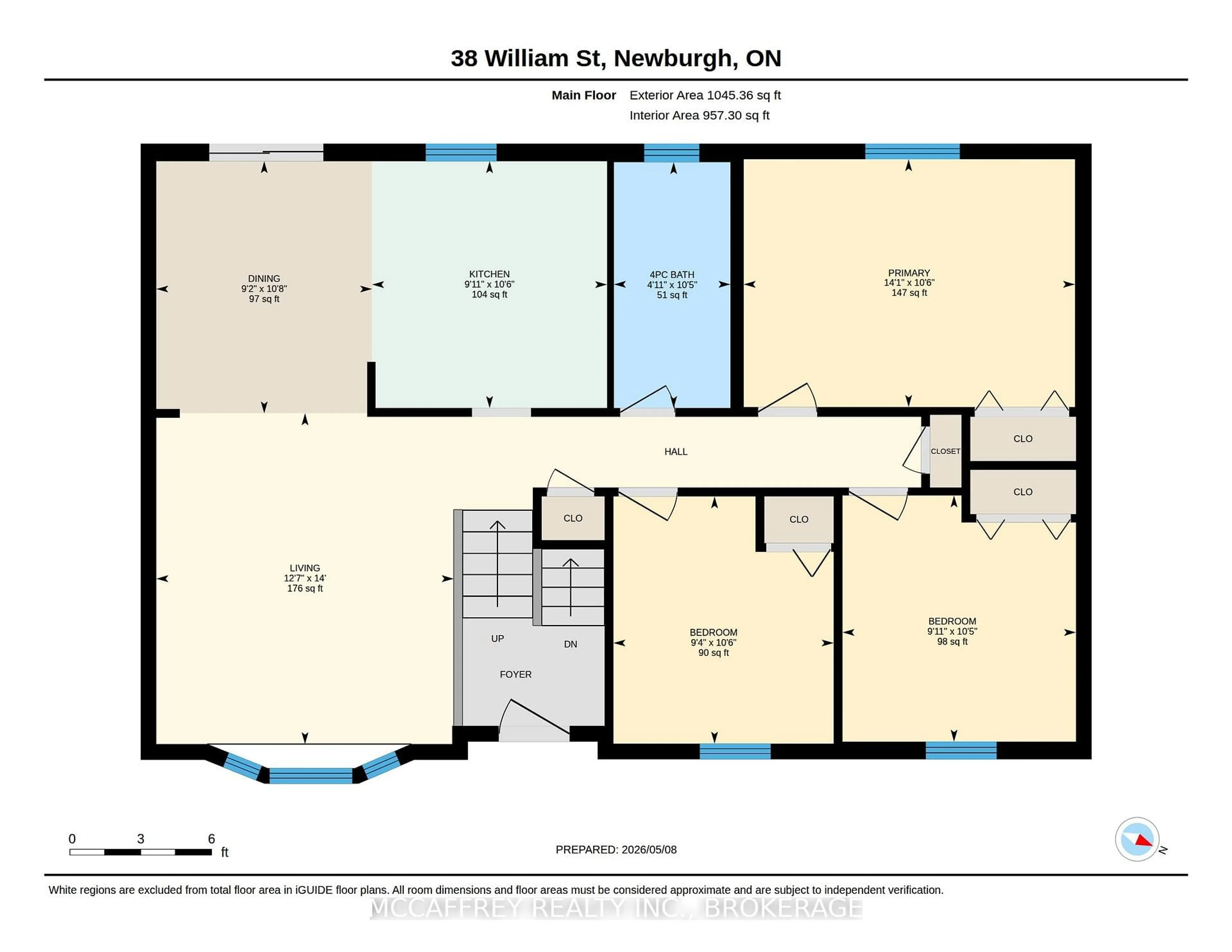 Floor plan for 38 William St, Newburgh Ontario K0K 2S0