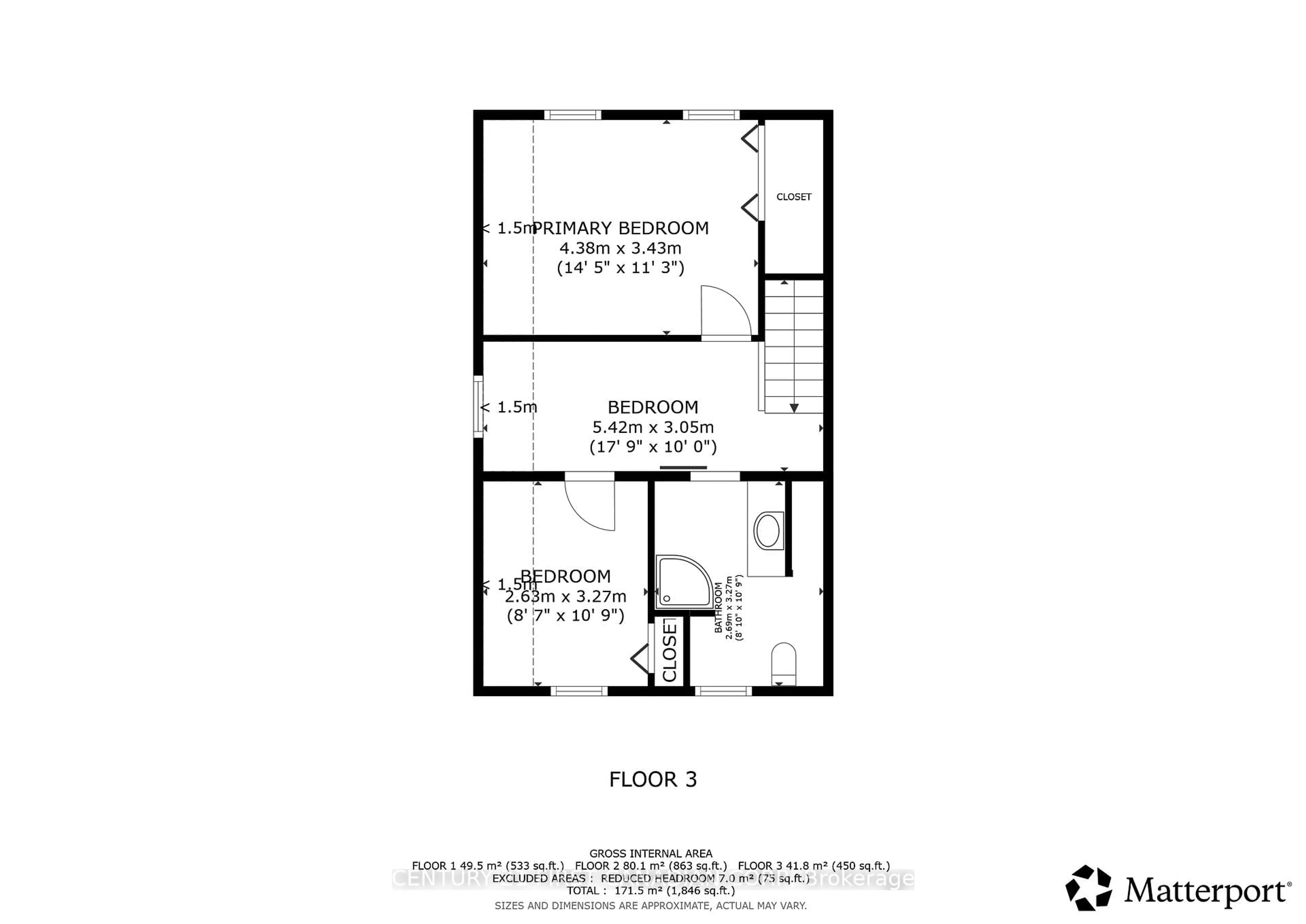 Floor plan for 1 Fairview Ave, St. Thomas Ontario N5R 4X2