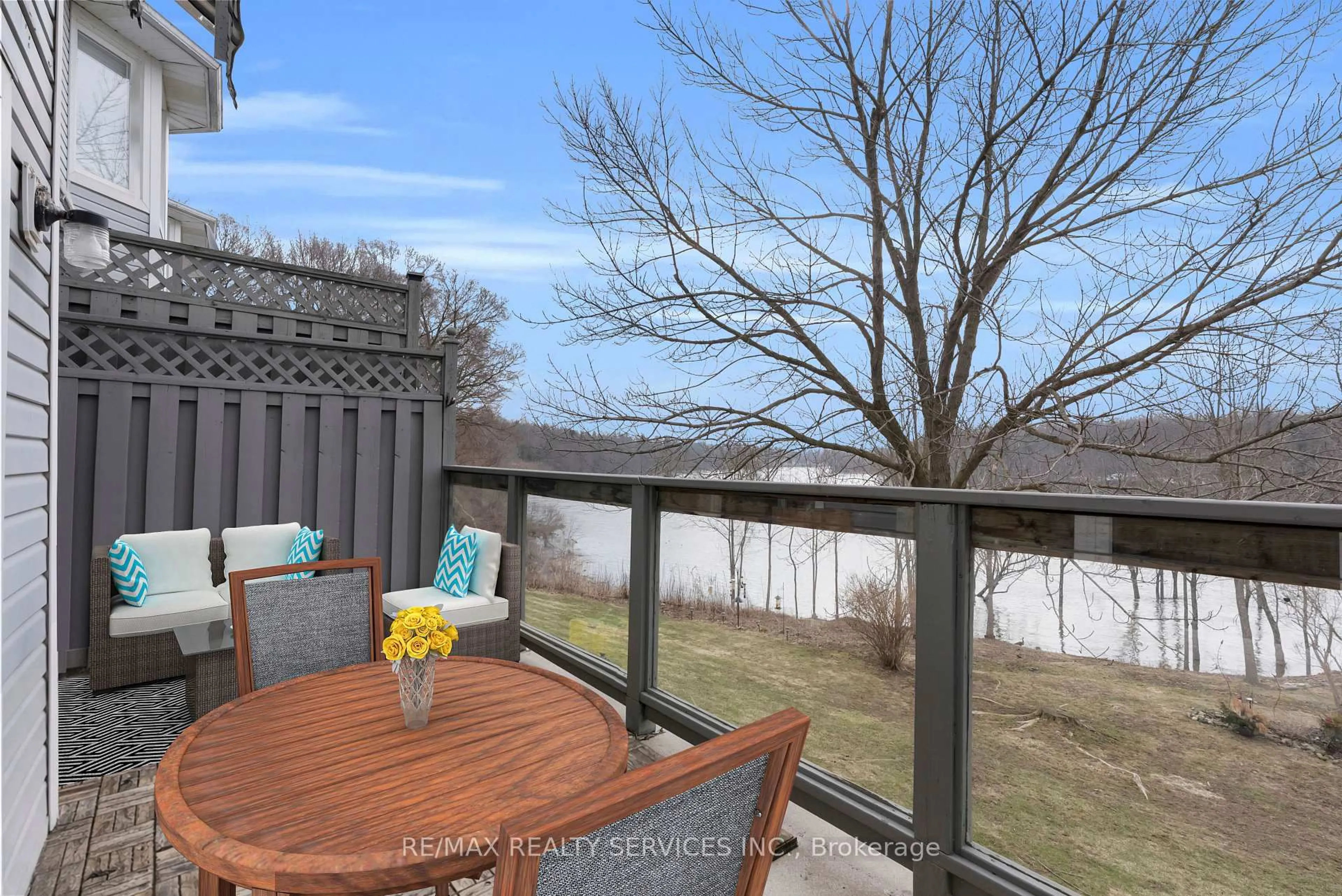 Patio, water/lake/river/ocean view for 245 Bishop St #9, Cambridge Ontario N3H 5N2