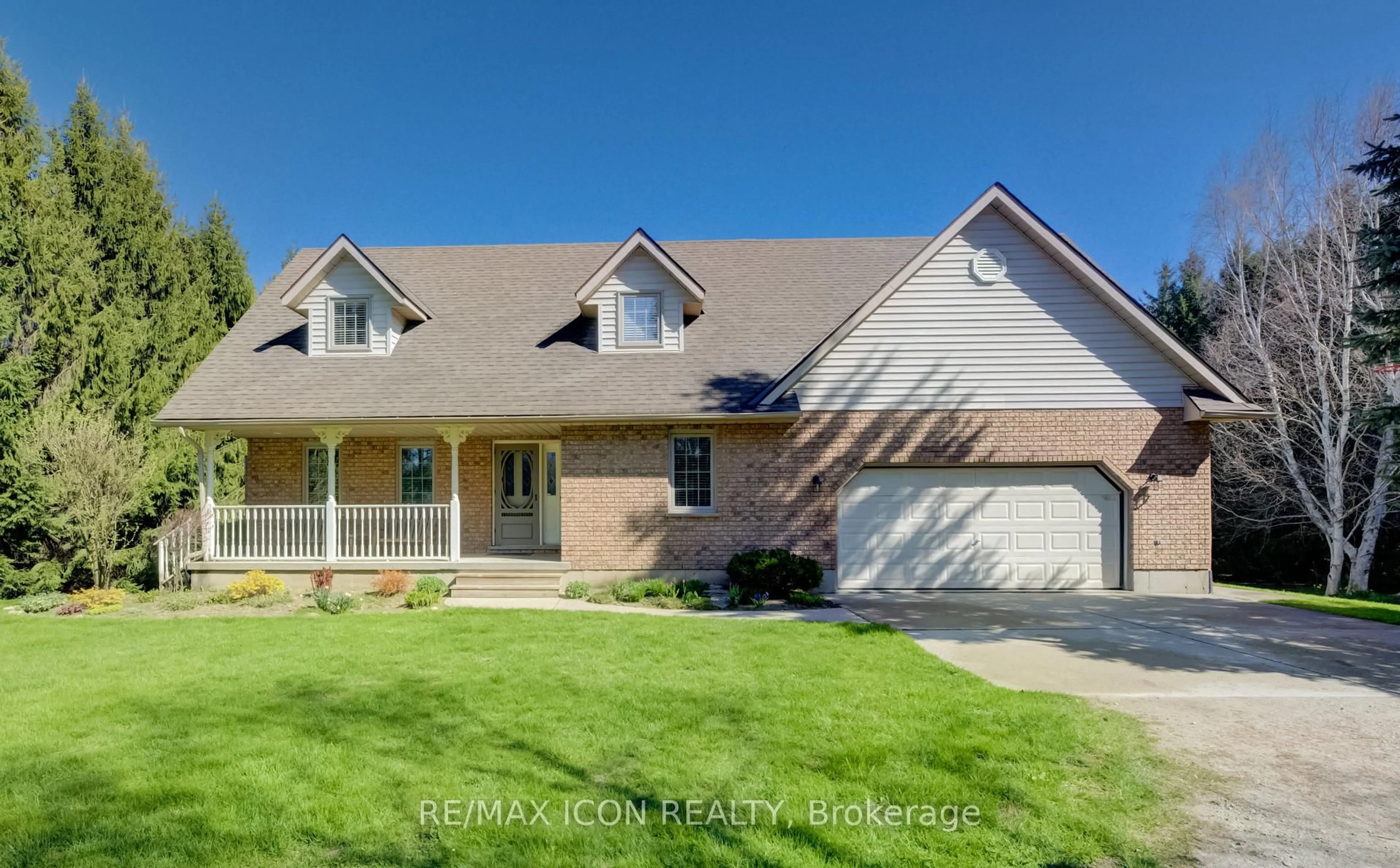 Home with brick exterior material, street for 43657 SOUTHGATE 4 Rd, Southgate Ontario N0G 2L0