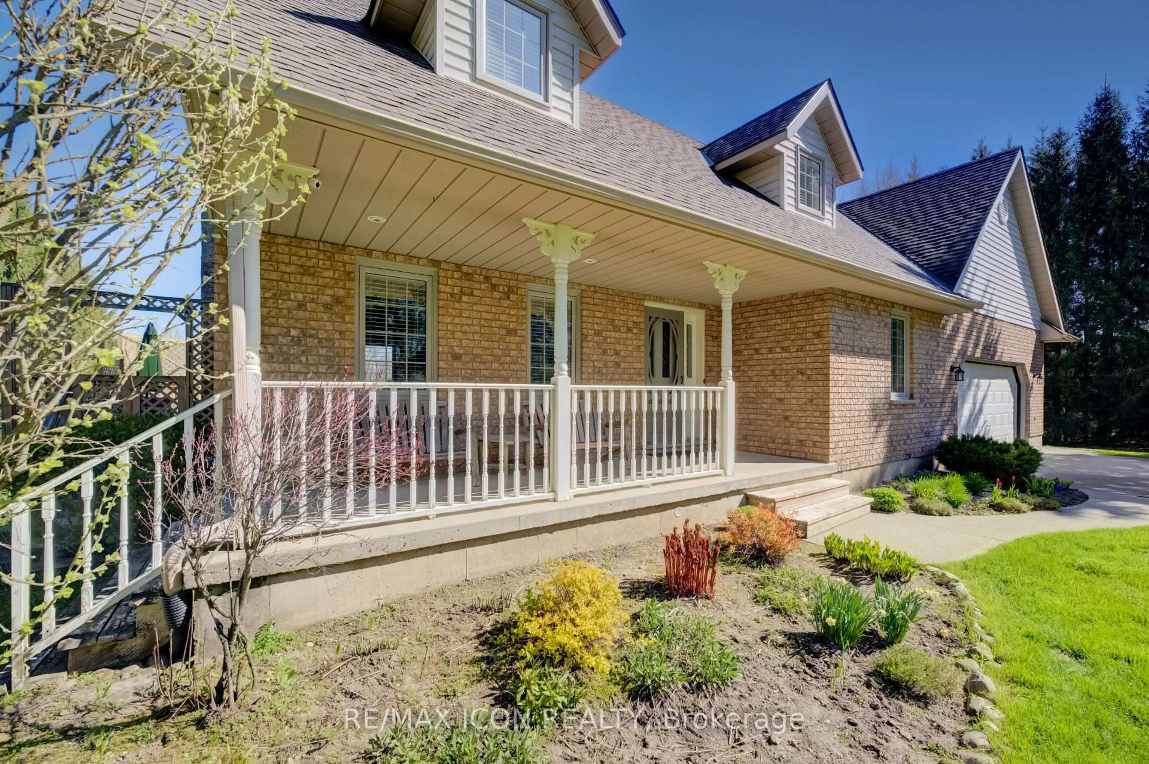 Home with brick exterior material, street for 43657 SOUTHGATE 4 Rd, Southgate Ontario N0G 2L0