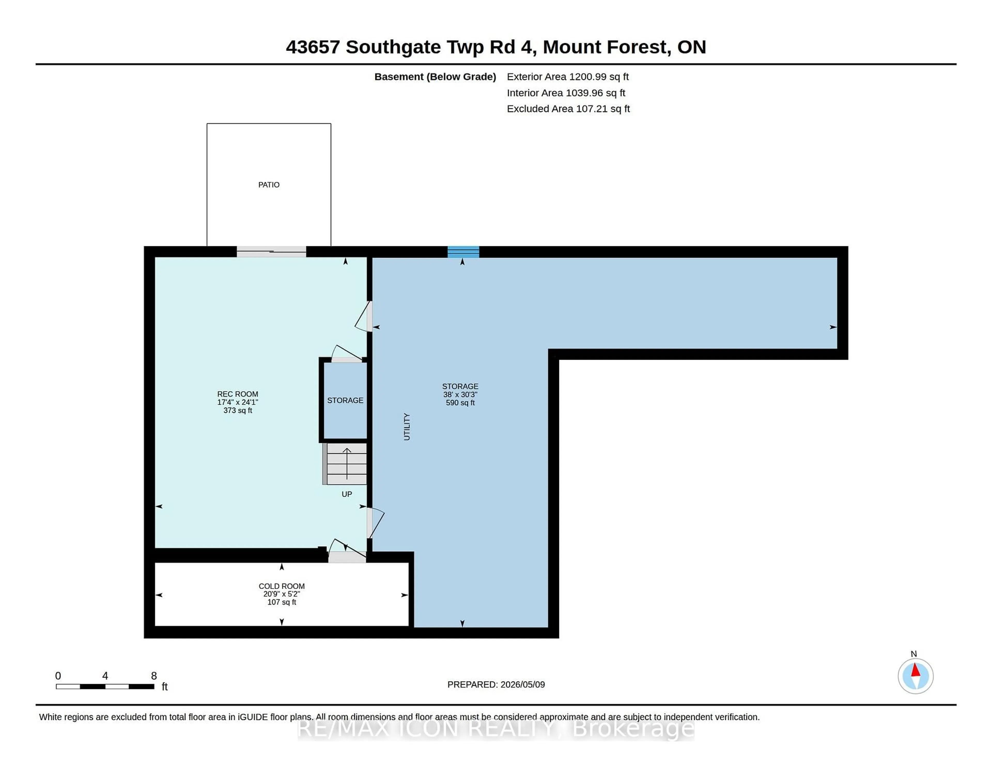 Floor plan for 43657 SOUTHGATE 4 Rd, Southgate Ontario N0G 2L0