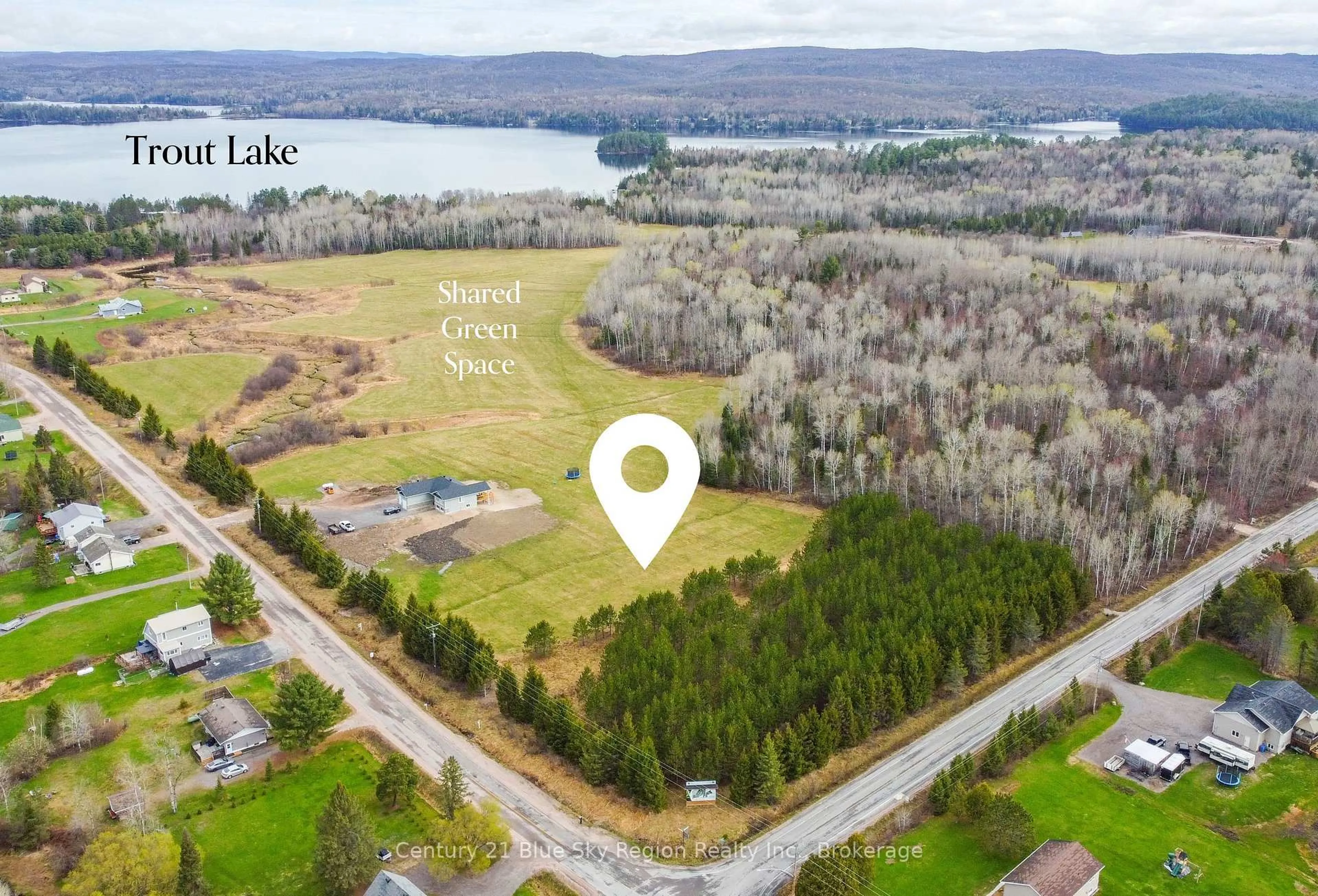A pic from outside/outdoor area/front of a property/back of a property/a pic from drone, water/lake/river/ocean view for Lot 2 Centennial, East Ferris Ontario P0H 1K0