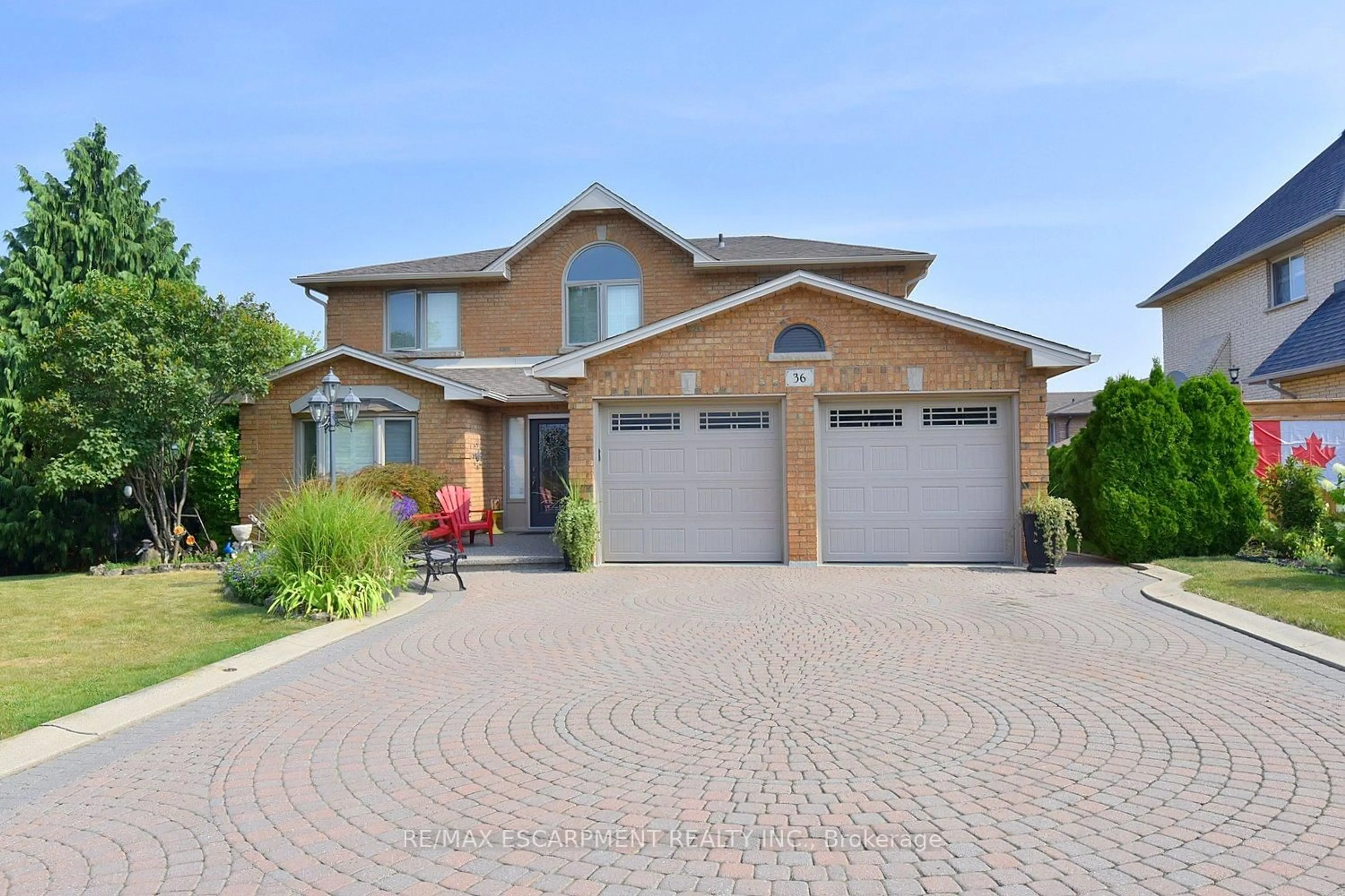 Home with brick exterior material, street for 36 Tommar Pl, Hamilton Ontario L8G 5B4