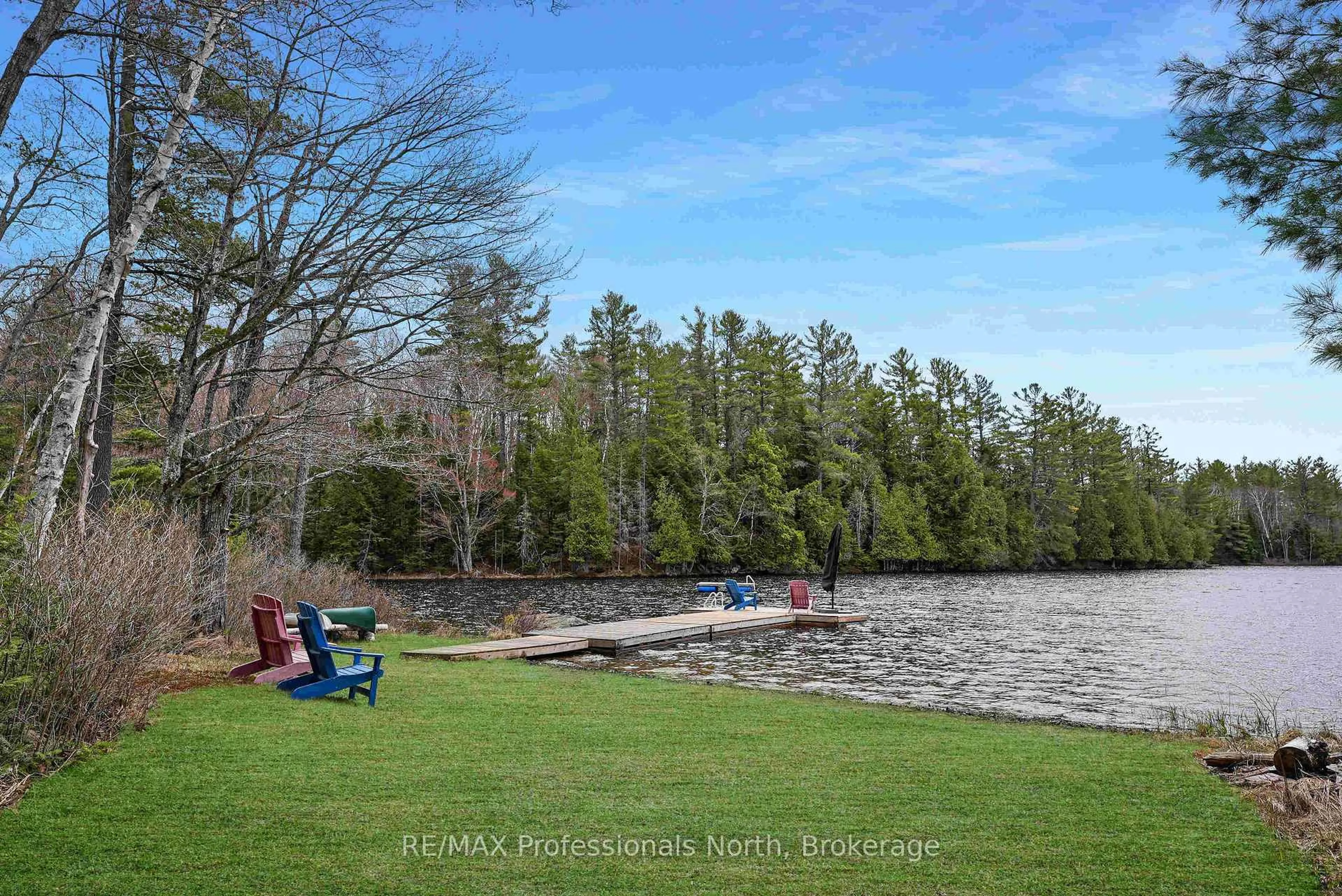 Patio, water/lake/river/ocean view for 3047 Harburn Rd, Dysart et al Ontario K0M 1S0