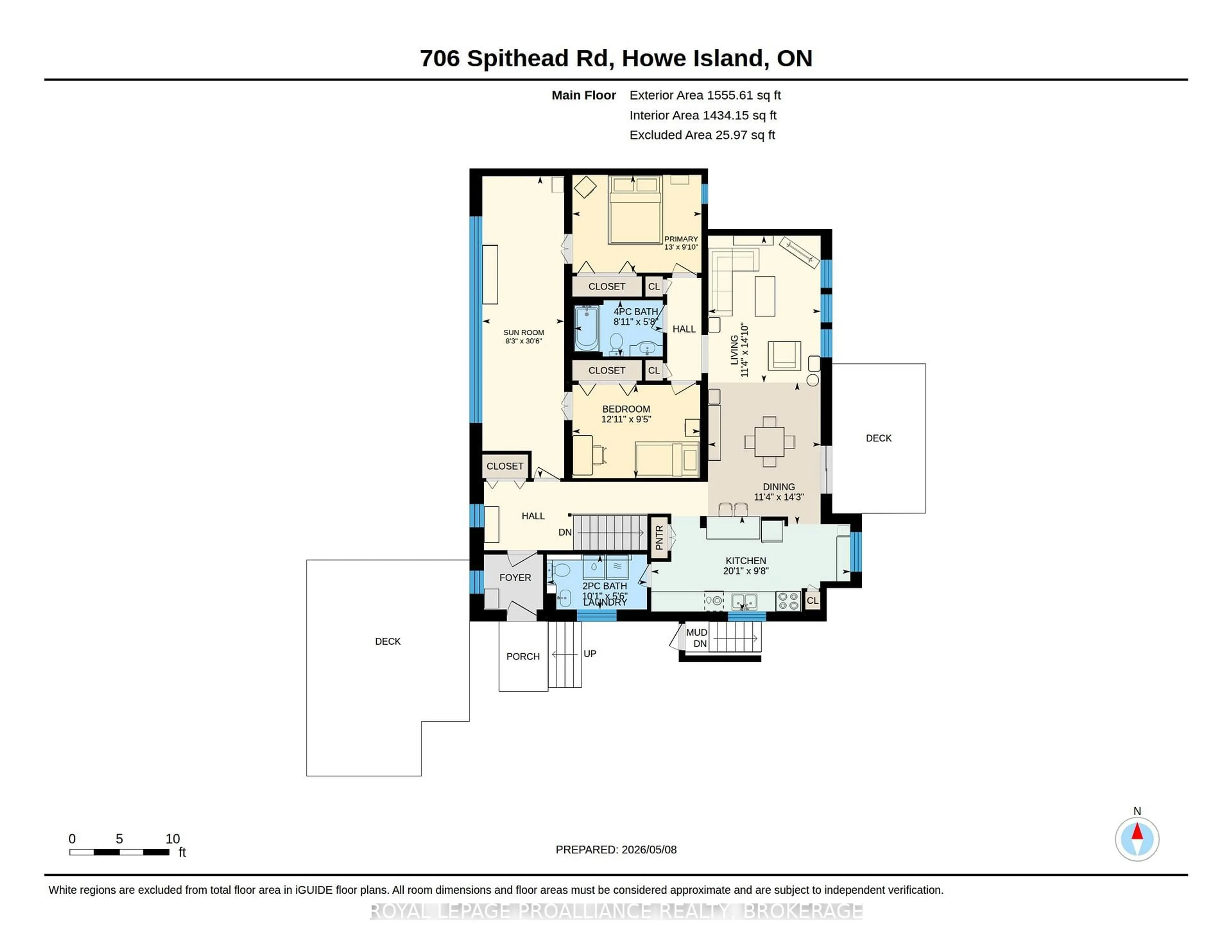 Floor plan for 706 Spithead Rd, Gananoque Ontario K7G 2V6