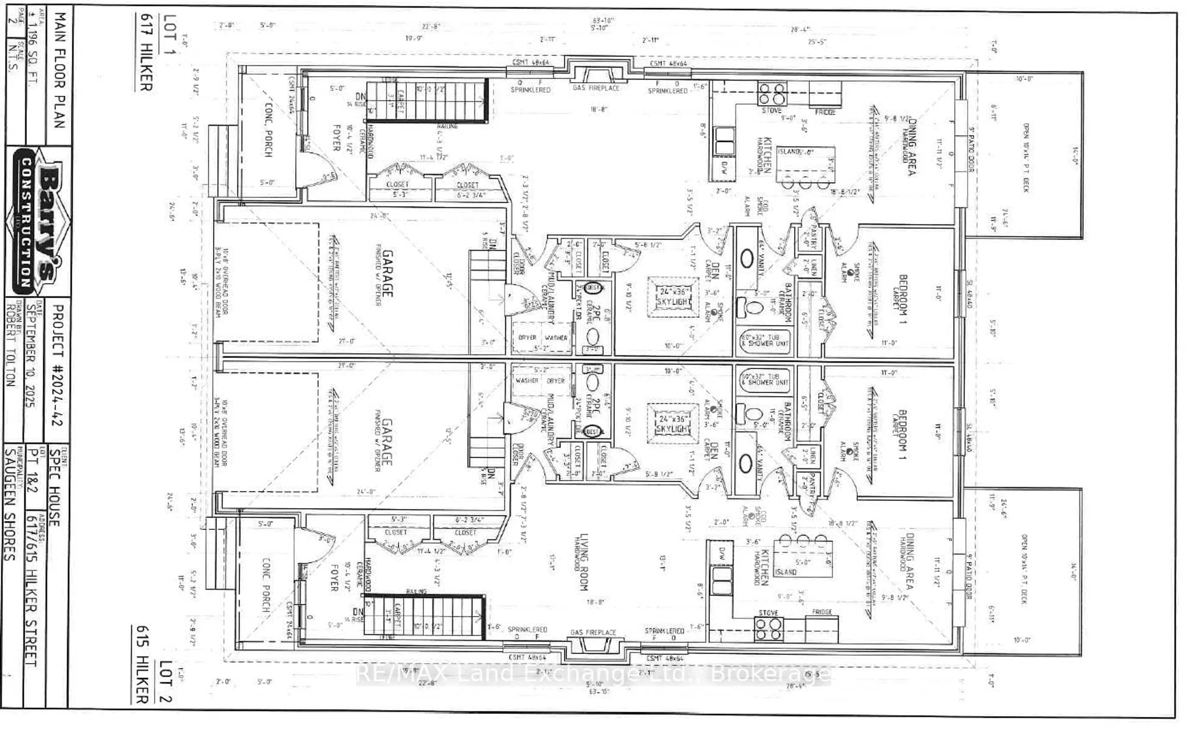 Floor plan for 617 Hilker St, Saugeen Shores Ontario N0H 2C4