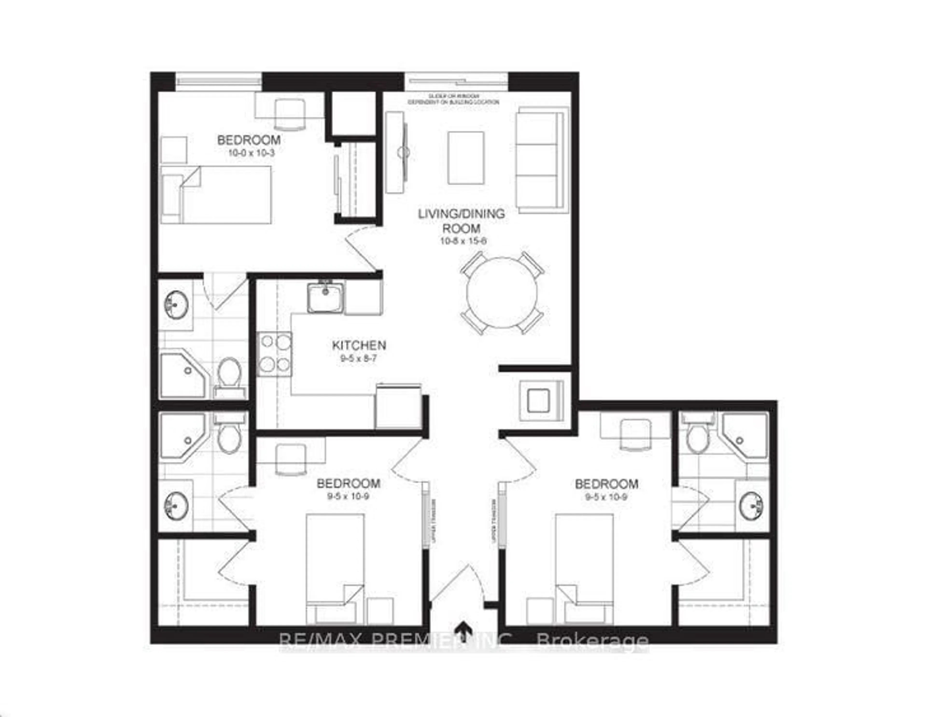 Floor plan for 1291 Gordon St #608, Guelph Ontario N1L 0M5