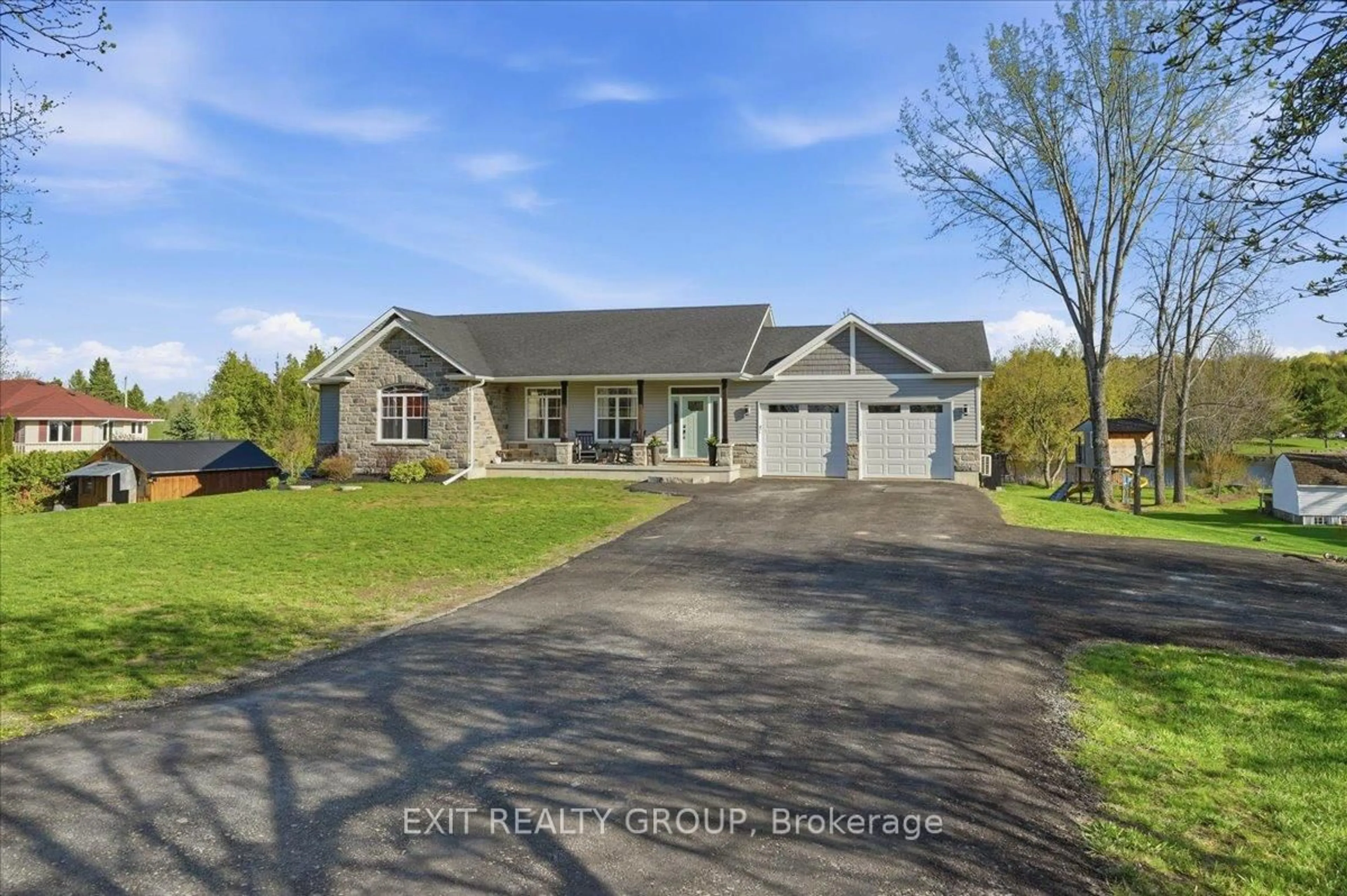 A pic from outside/outdoor area/front of a property/back of a property/a pic from drone, street for 544 Shannon Rd, Tyendinaga Ontario K0K 2V0