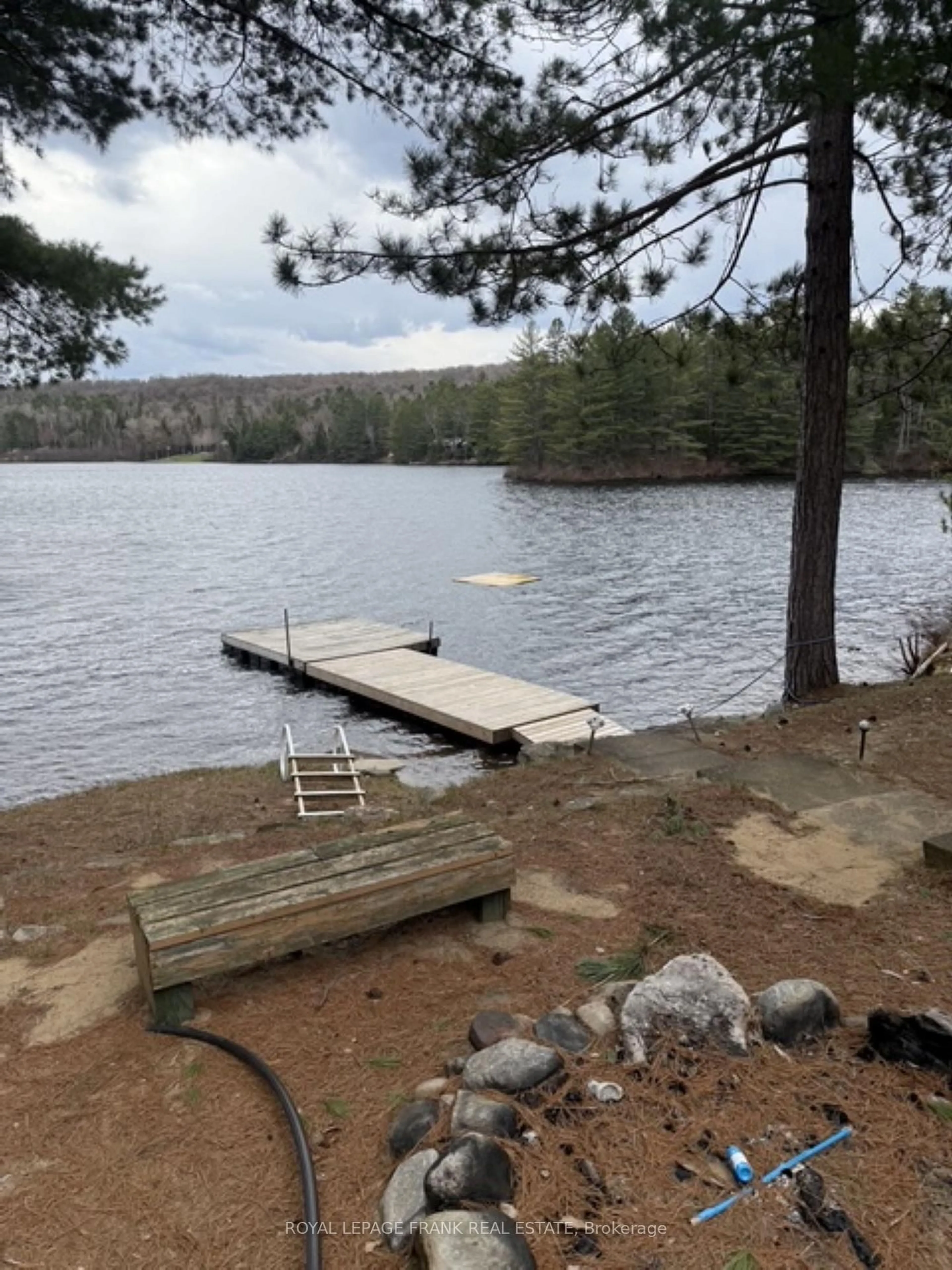 Patio, water/lake/river/ocean view for 48 White Pine Lane, Maynooth Ontario K0L 2K0