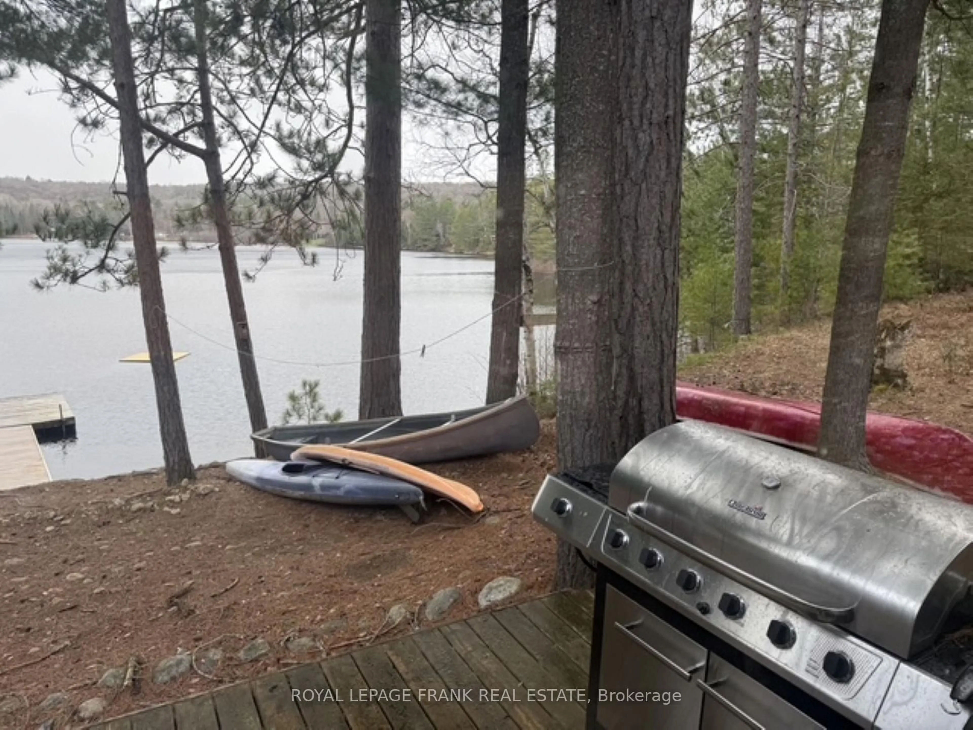 Patio, water/lake/river/ocean view for 48 White Pine Lane, Maynooth Ontario K0L 2K0