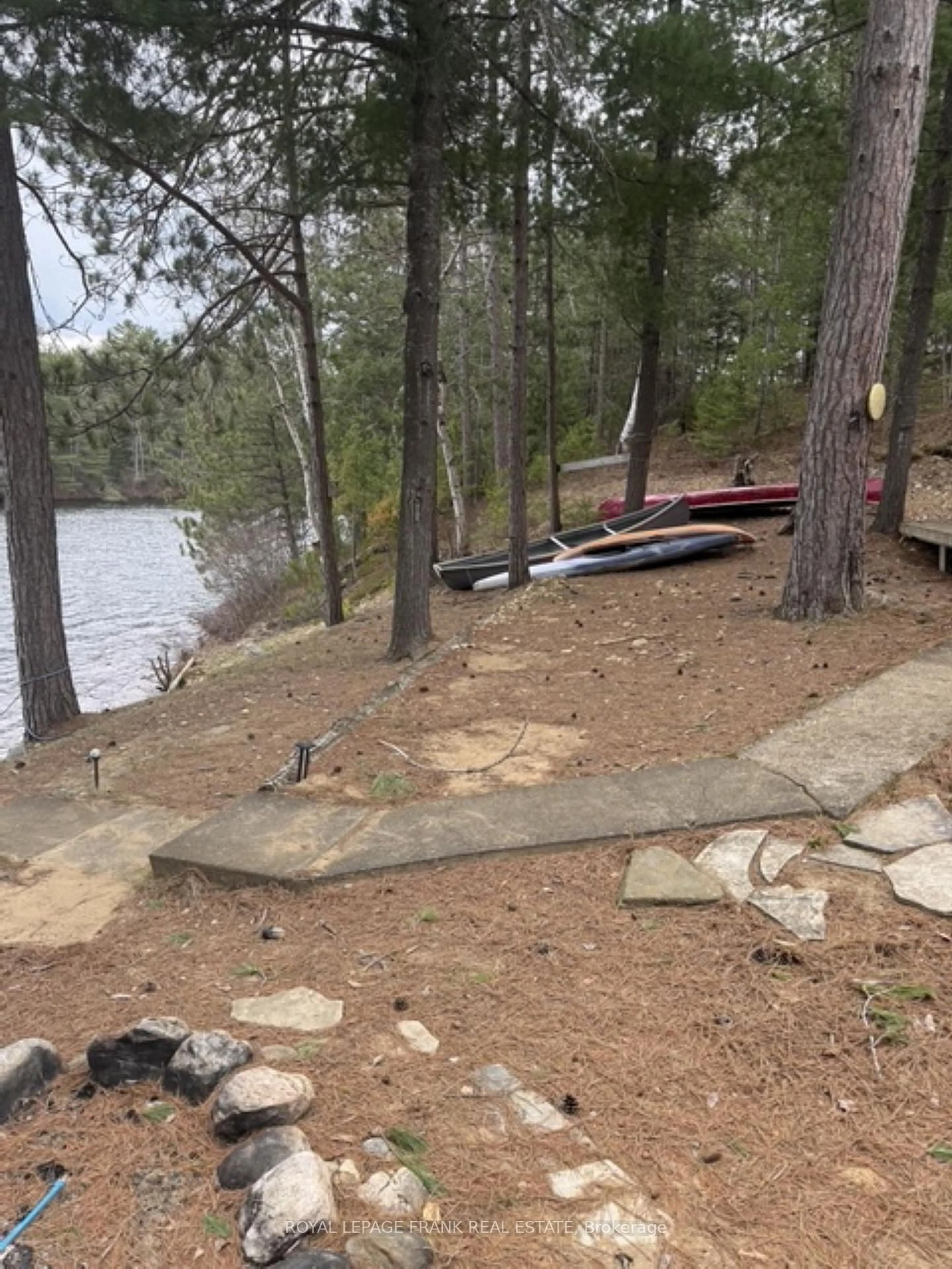 Patio, water/lake/river/ocean view for 48 White Pine Lane, Maynooth Ontario K0L 2K0