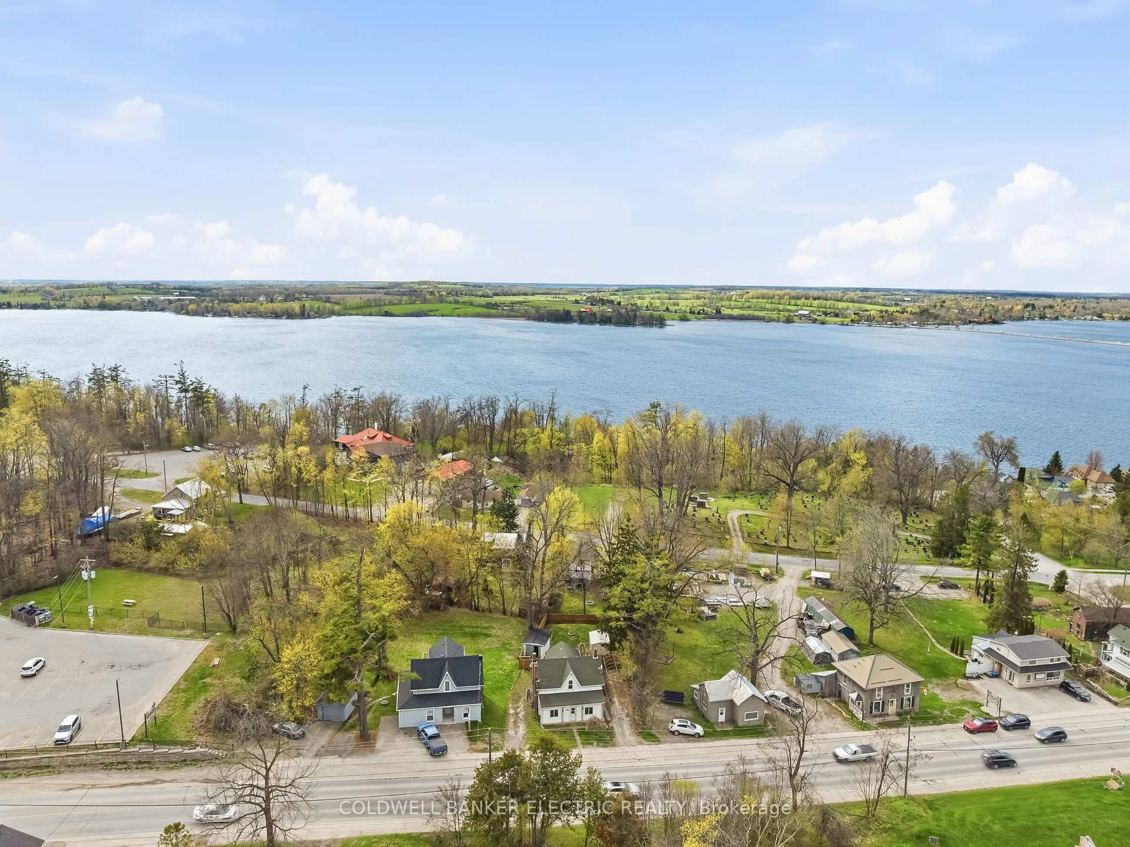 A pic from outside/outdoor area/front of a property/back of a property/a pic from drone, water/lake/river/ocean view for 782 Ward St, Selwyn Ontario K0L 1H0
